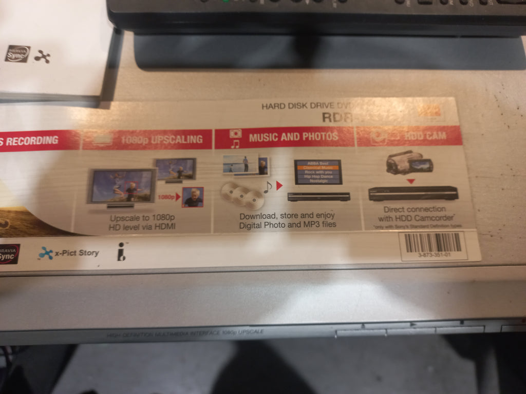 📀 DVD 160gb Recorder -  Sony RDR‑HX780