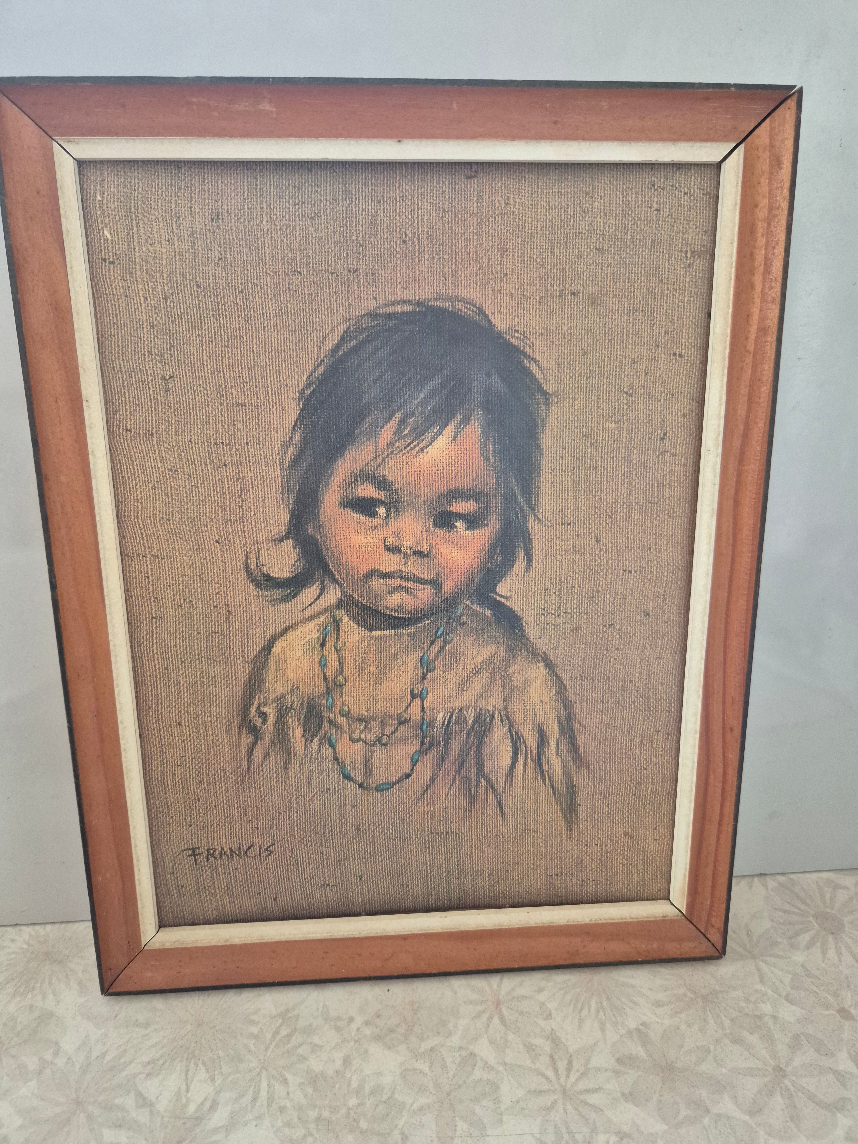 🌼 Pair of 1970s Dorothy Francis “American Children” Prints