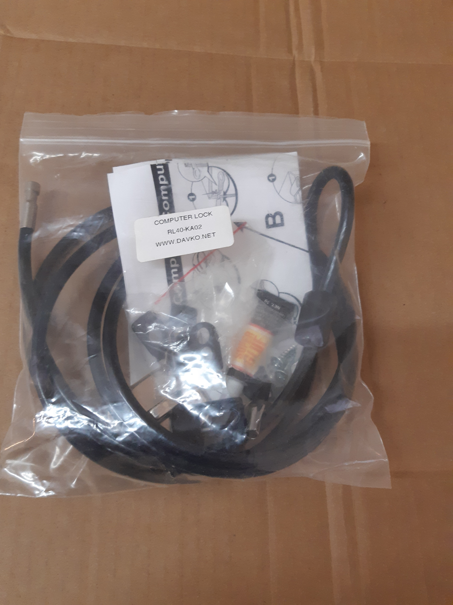 Computer Lock – Brand New in Package