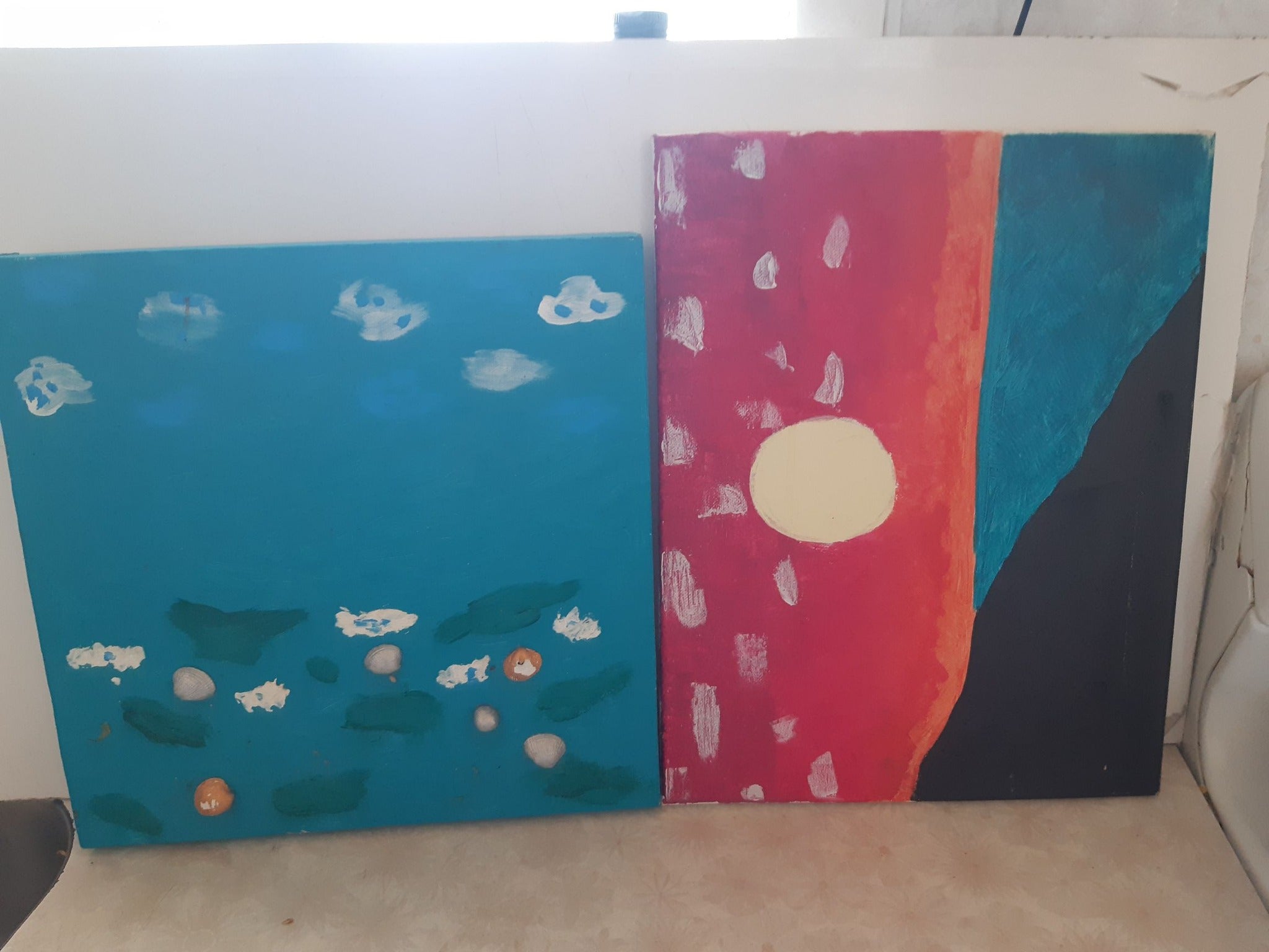 🎨 4 Medium-Sized Canvases – Ideal for Student Practice! 🎨