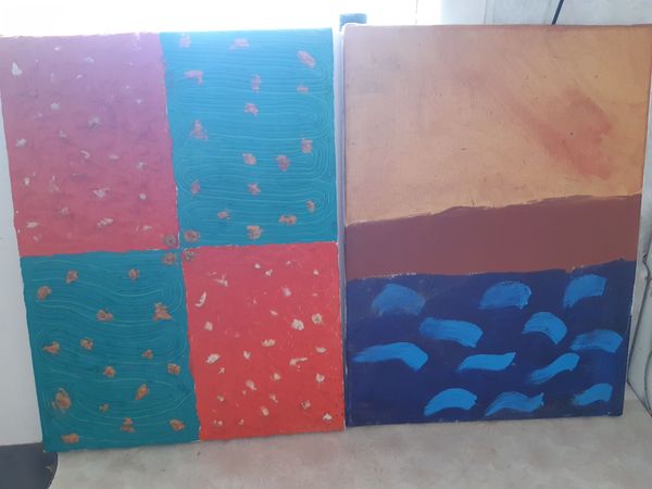 🎨 4 Medium-Sized Canvases – Ideal for Student Practice! 🎨