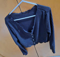Black Short Cardigan (Size 12–14) Brand New