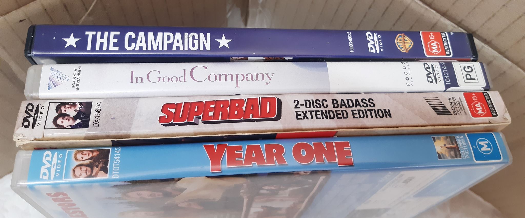 4 x Comedy DVDs – Great Condition – Original Cases