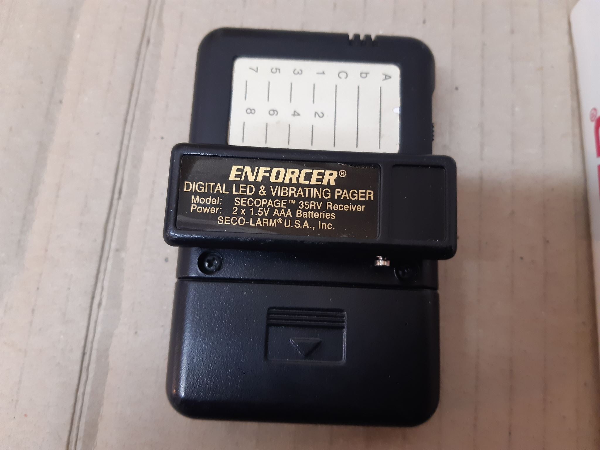Secopage 3VRV Security Pager Receiver (Vintage)