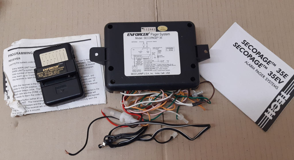 Secopage 3VRV Security Pager Receiver (Vintage)