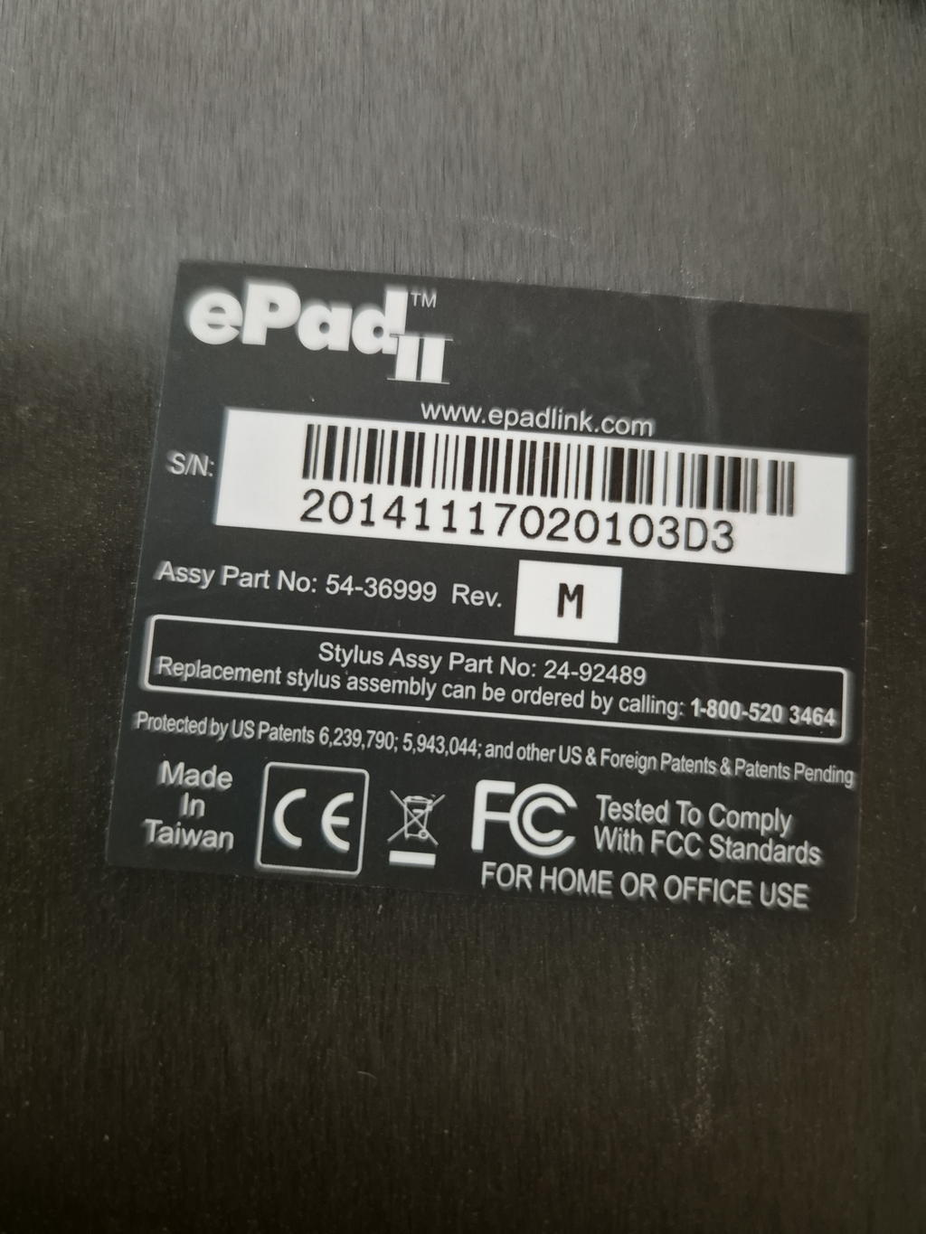 ePad II Digital Writing Tablet