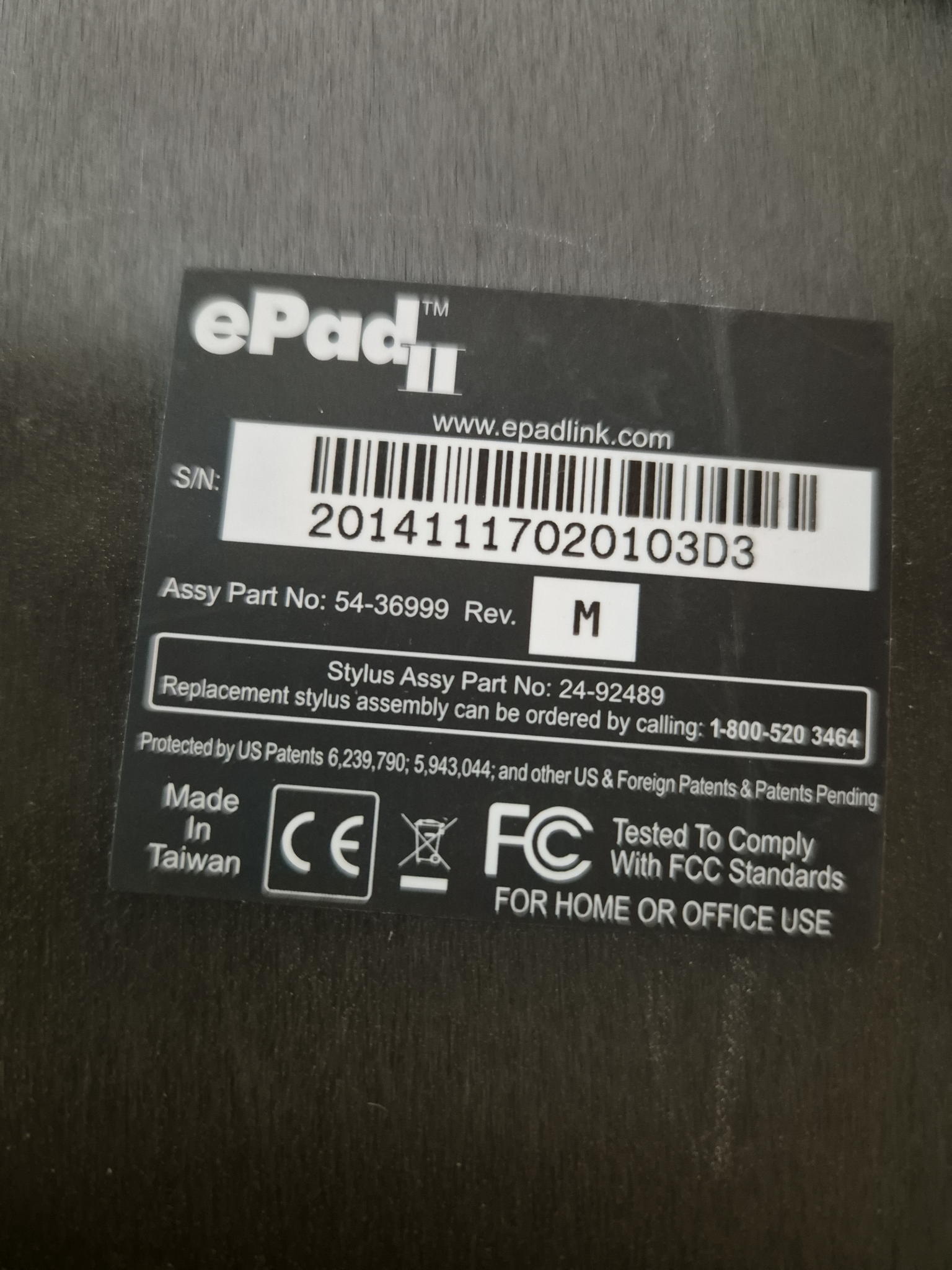 ePad II Digital Writing Tablet