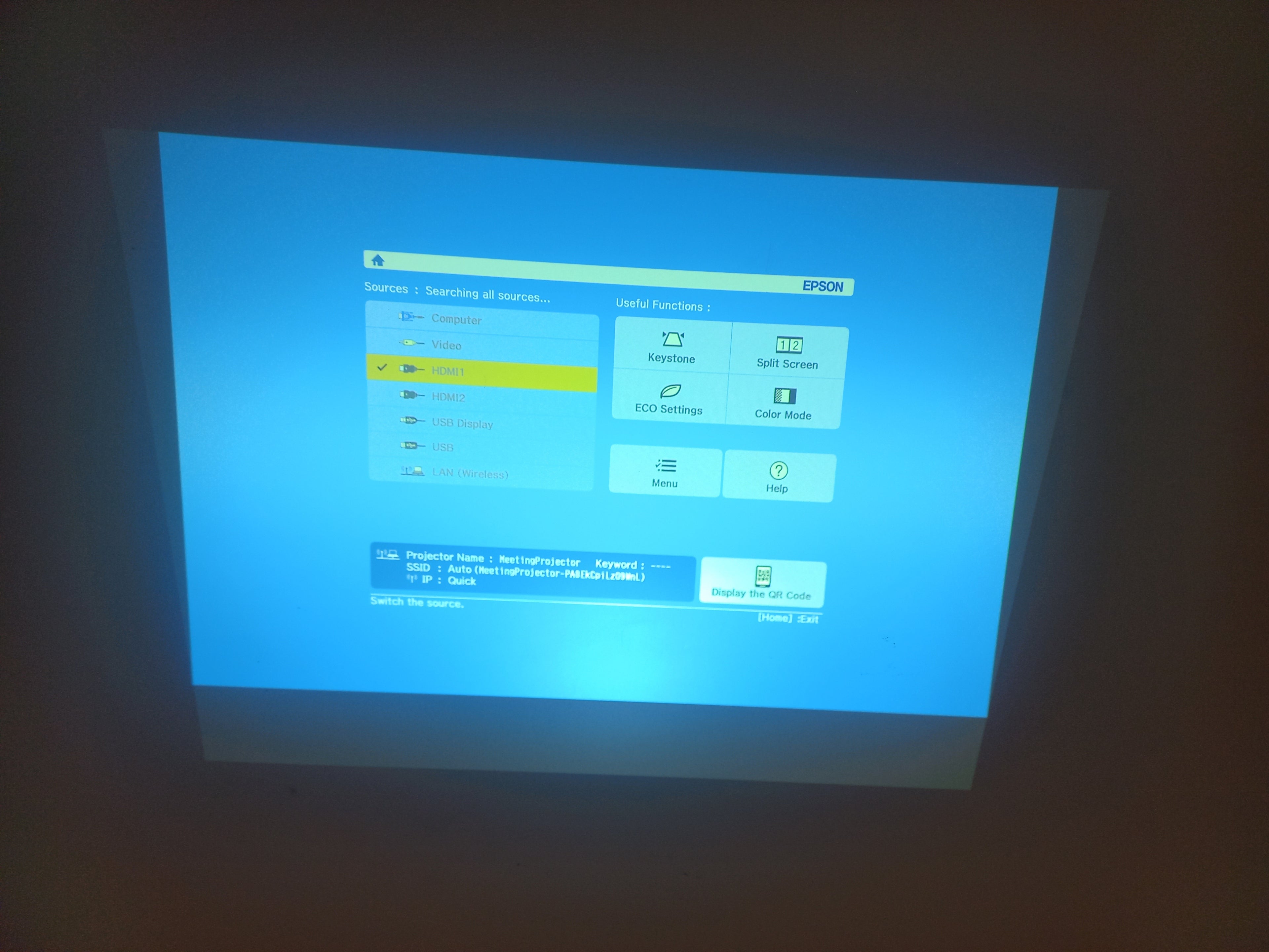 🎥 Epson LCD Projector – Model H722B