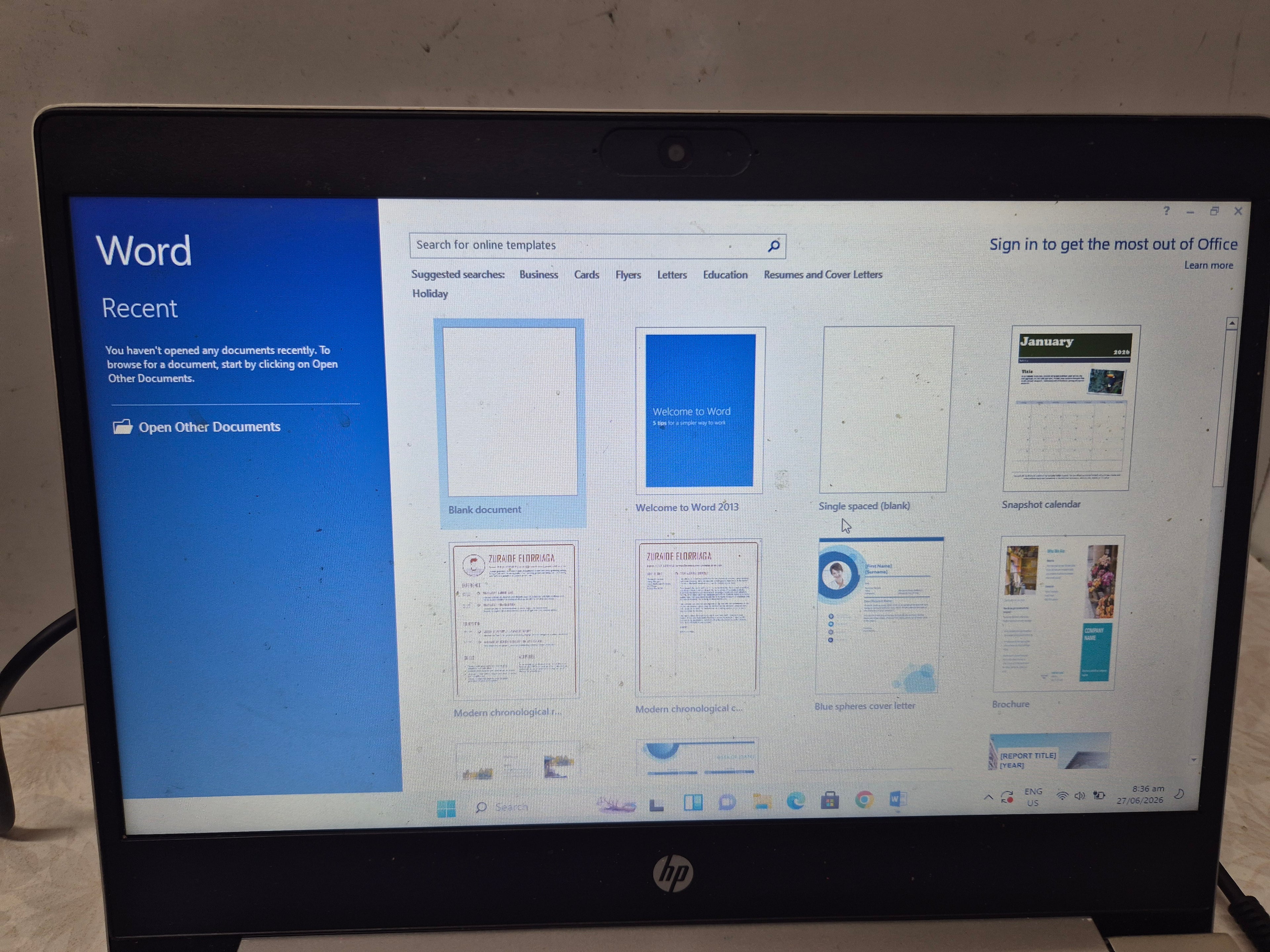 HP Laptop – Intel i3 10th Generation | Windows 11 | 8GB RAM
