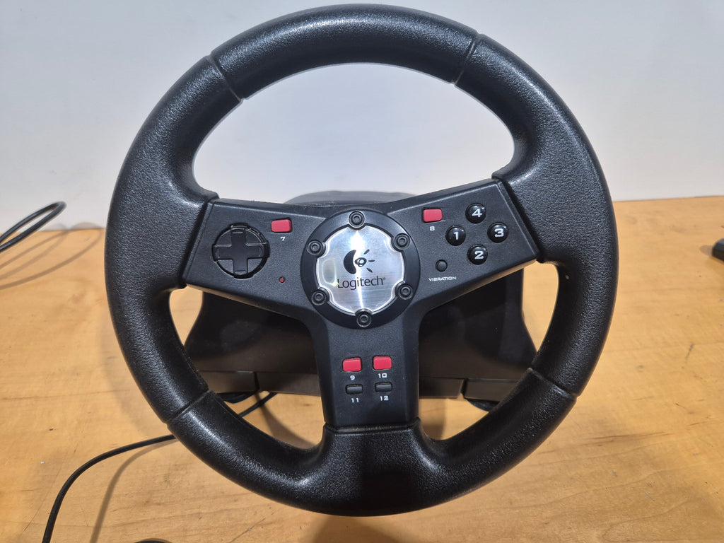 Formula Vibration Feedback Wheel & Pedals Logitech (Model E-UK12)