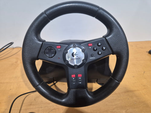 Formula Vibration Feedback Wheel & Pedals Logitech (Model E-UK12)