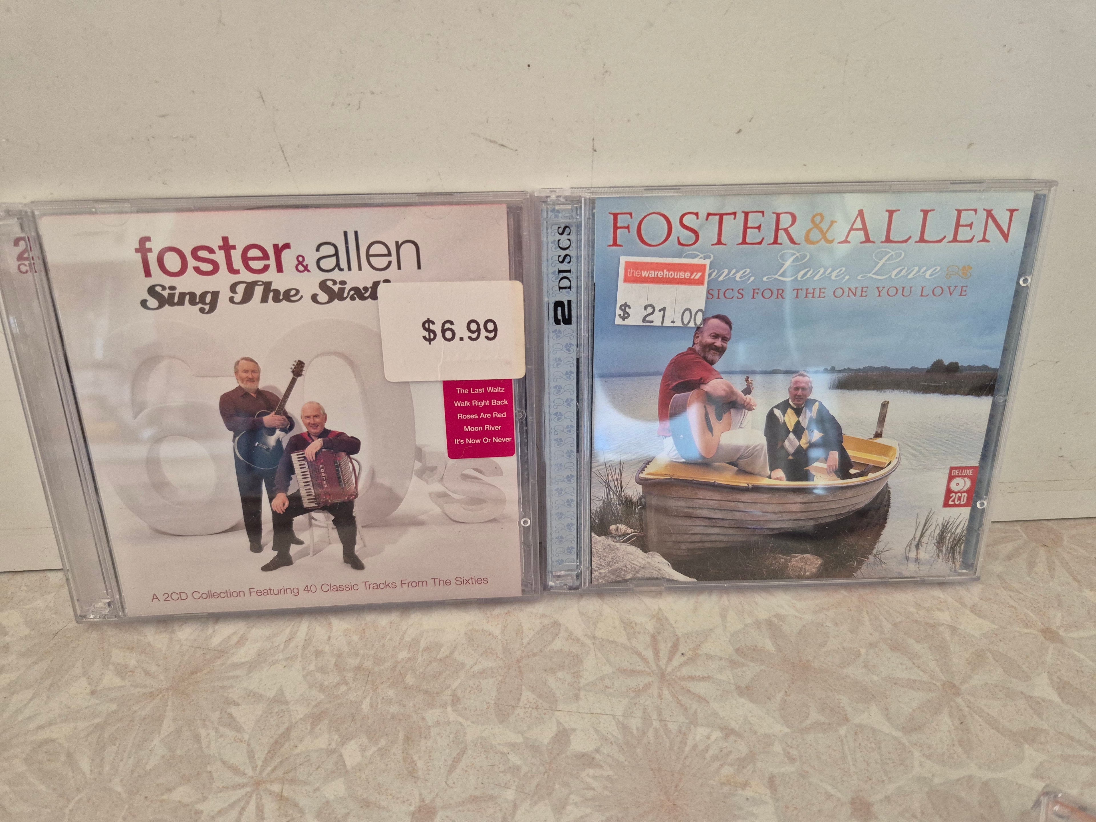 🎶 Foster & Allen – 2 Album CD Sets