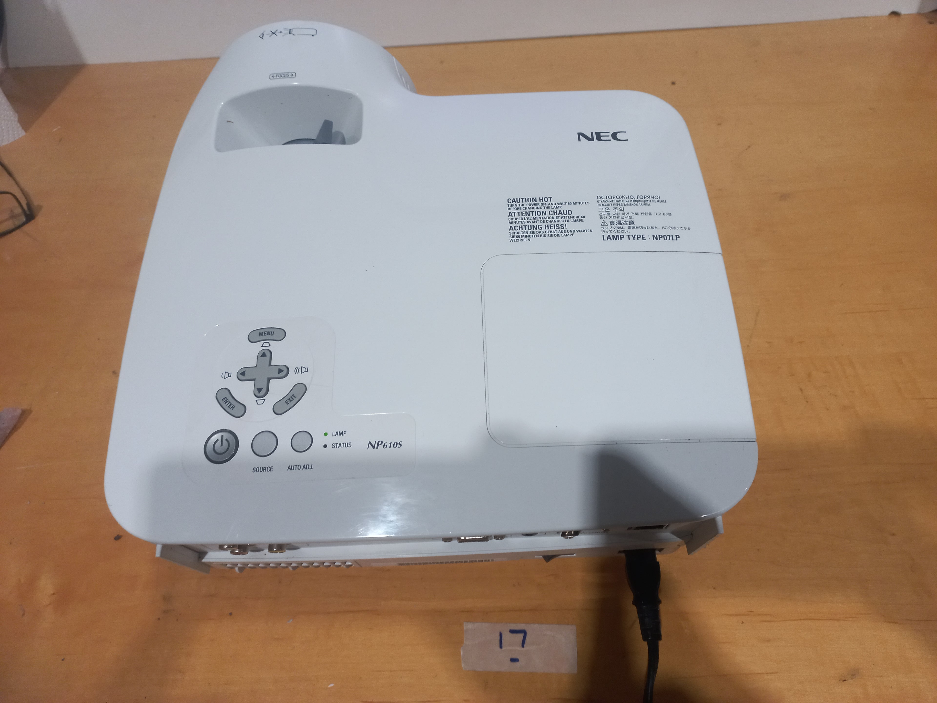 🎥 NEC NP61-SG XGA DLP Projector