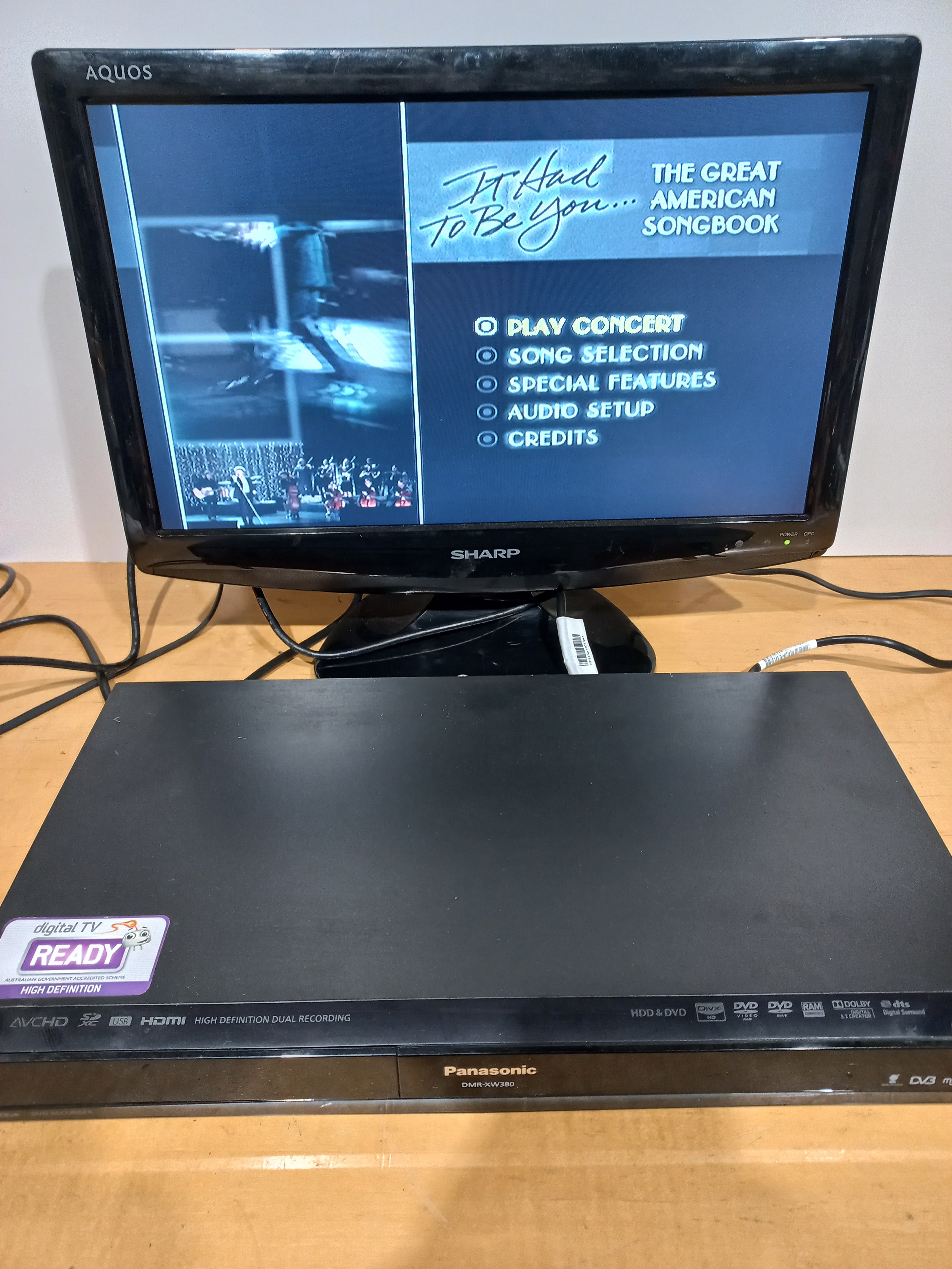 📺 Panasonic DVD Recorder – Model DMR-XW380