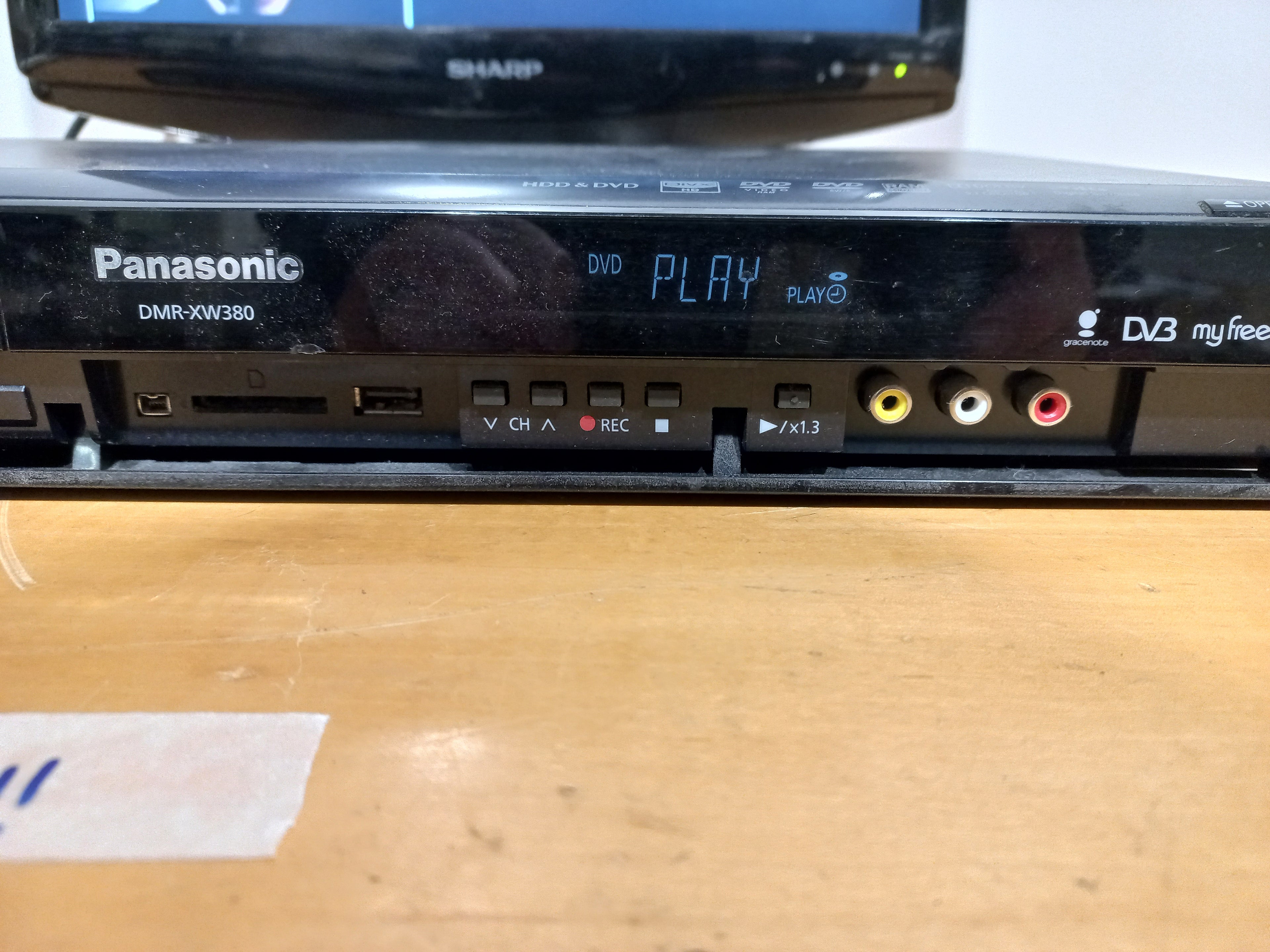 📺 Panasonic DVD Recorder – Model DMR-XW380
