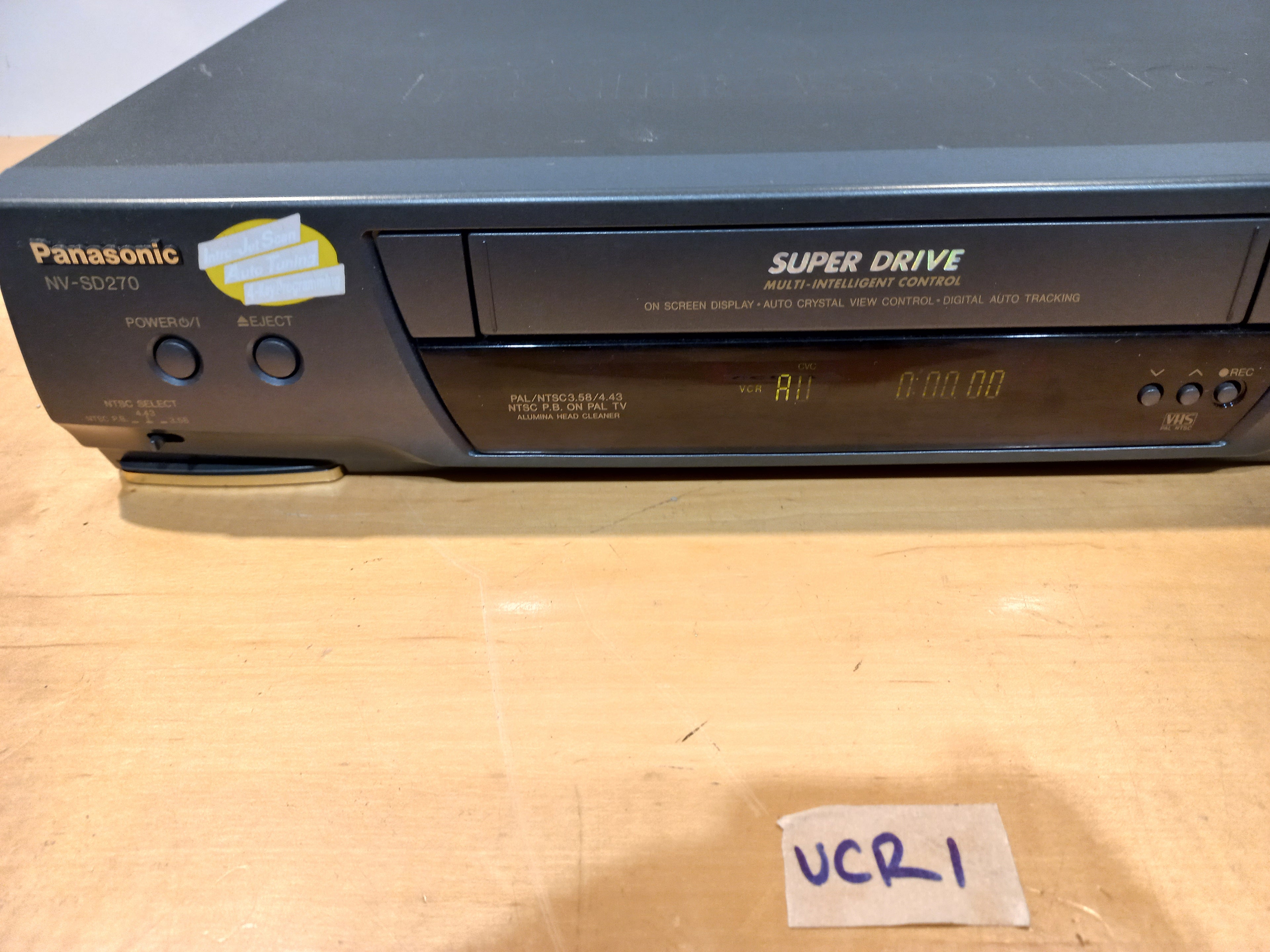 Panasonic VHS Player – Model NV-SD270EA