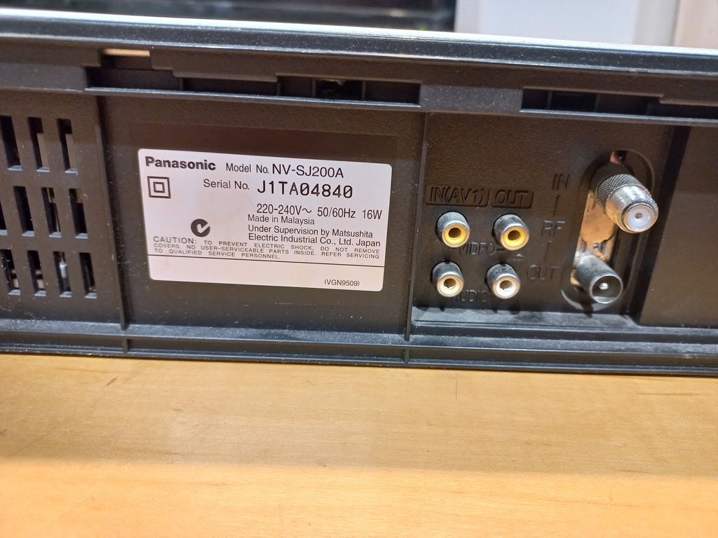 📼  VHS Player – Panasonic Model JIT04840