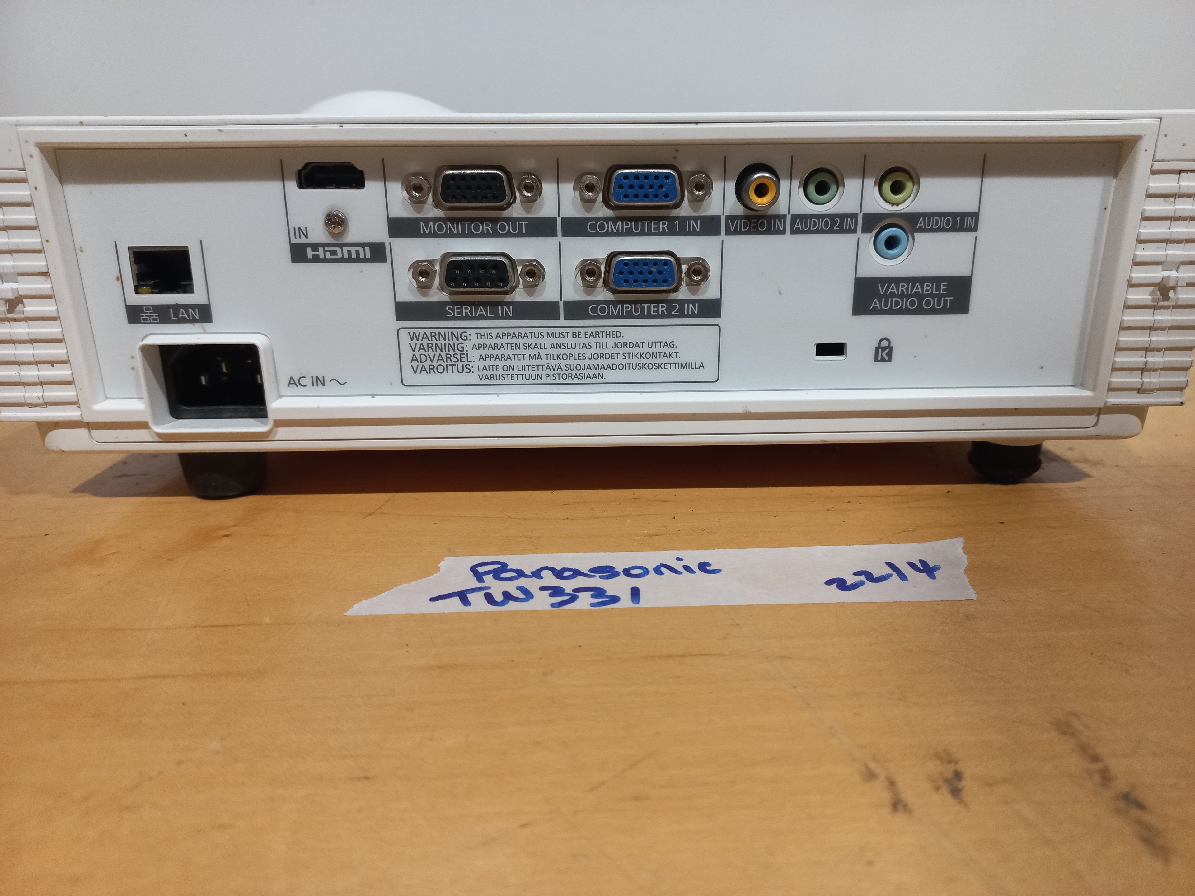 Panasonic PT‑331R WXGA Projector