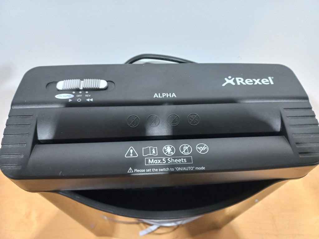 🗂️ Paper Shredder - Rexel Alpha Strip-Cut