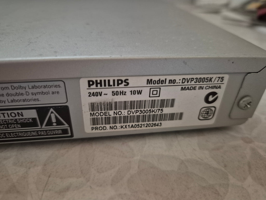 Philips DVP3005K DVD Player