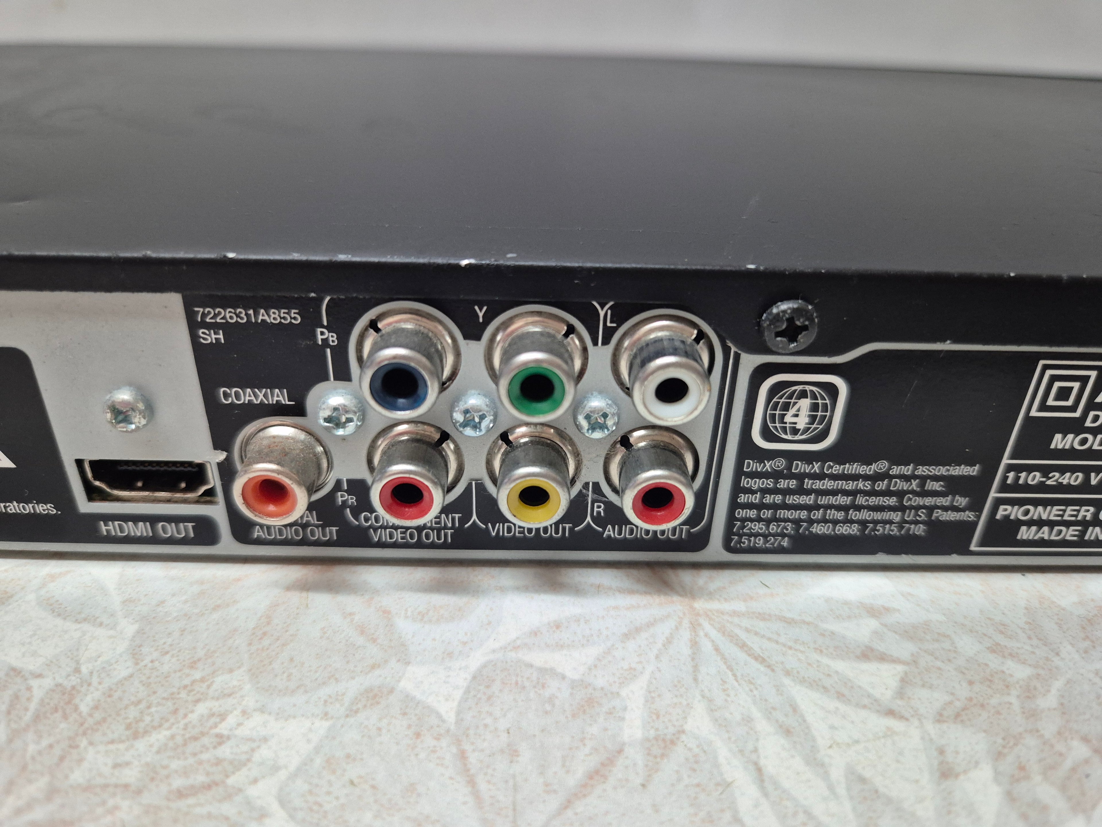 Pioneer DVD Player – Model DV-3022V with HDMI