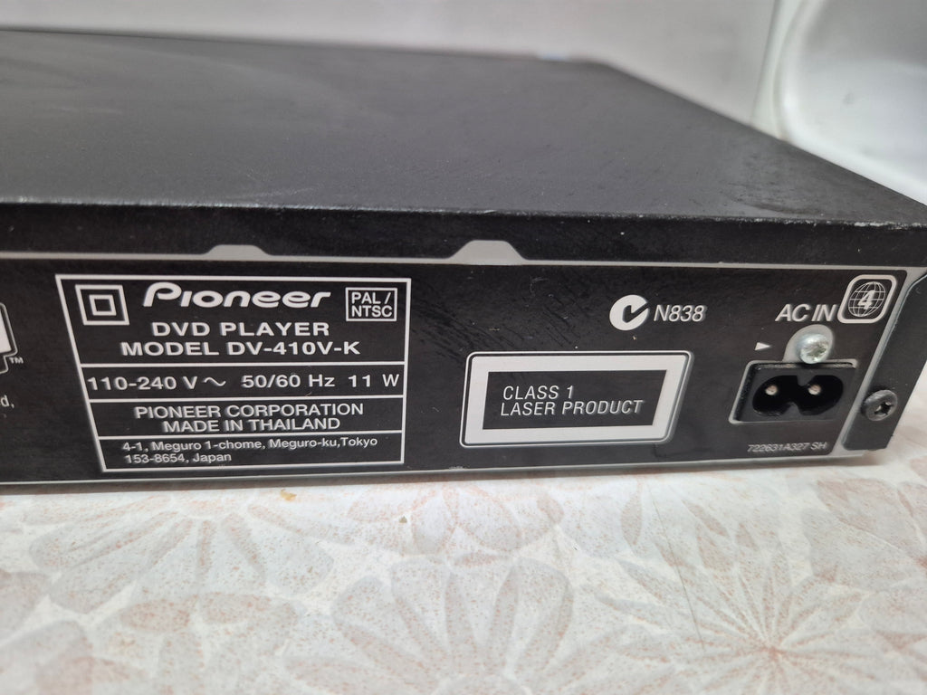 Pioneer DVD Player – Model DV-401-K with HDMI