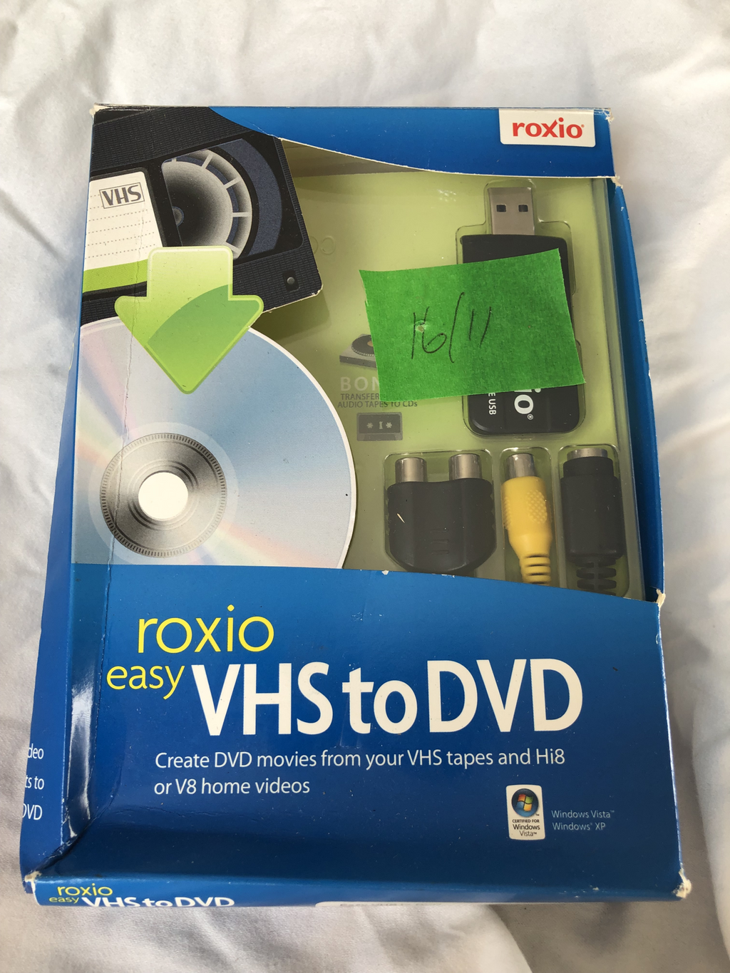 Roxio VHS to DVD Kit – Video Capture And Conversion Software (Original Packaging)