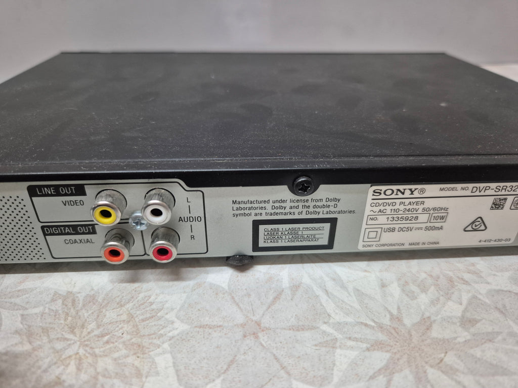 Sony DVD Player – Model DVP-SR320 (Region 4)