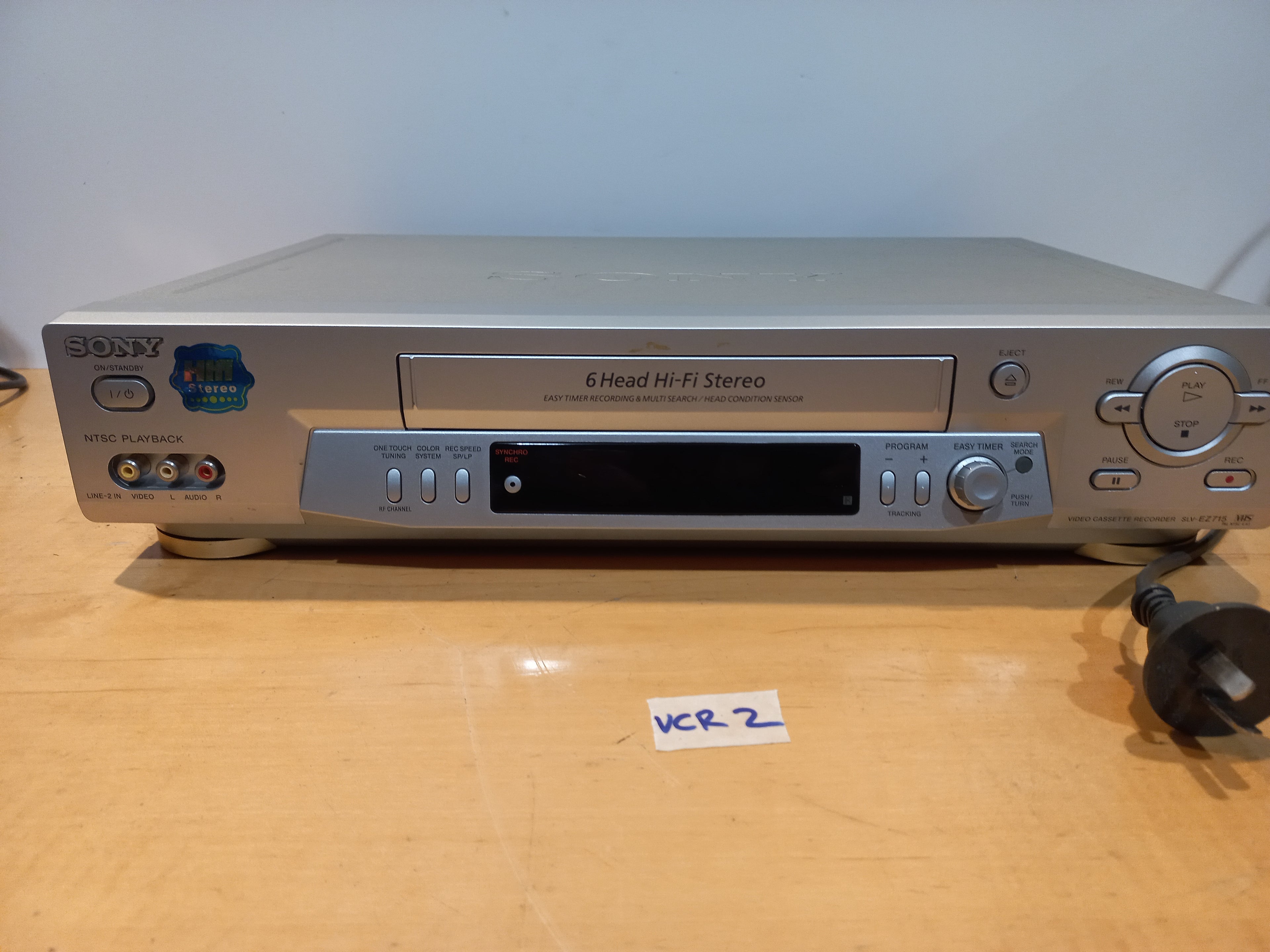 Sony VHS Player – Model SLV-EZ7-15NZ