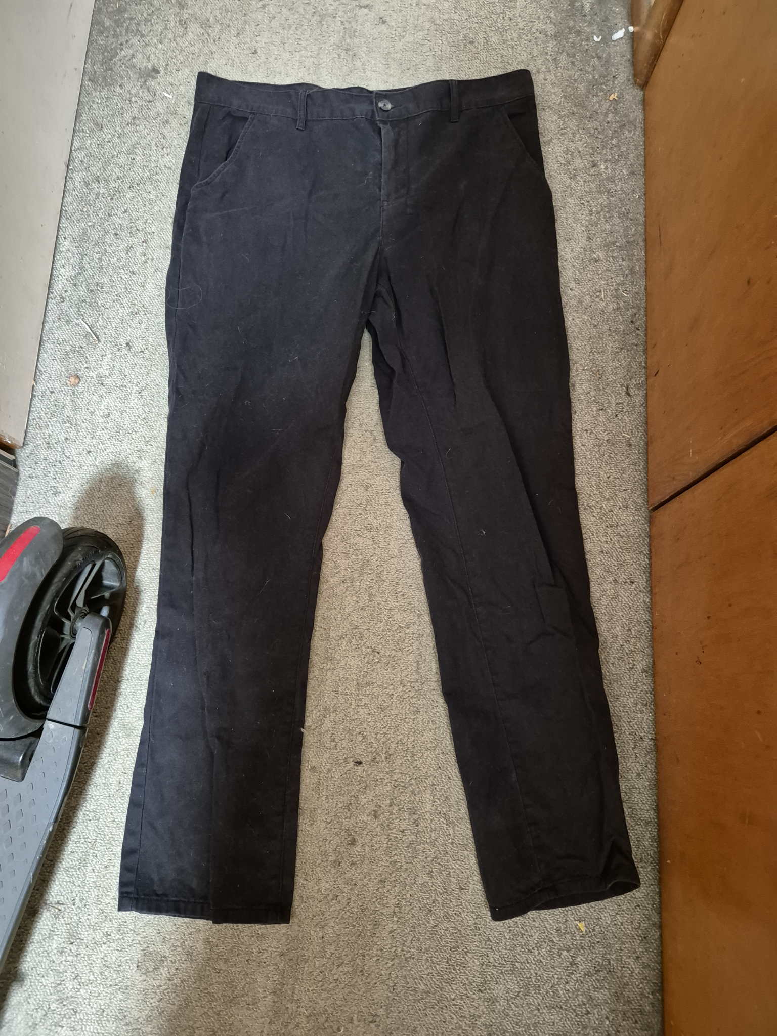 Pair of black men’s dress trousers Anko – Regular Fit (Chinzo tag) Size 36