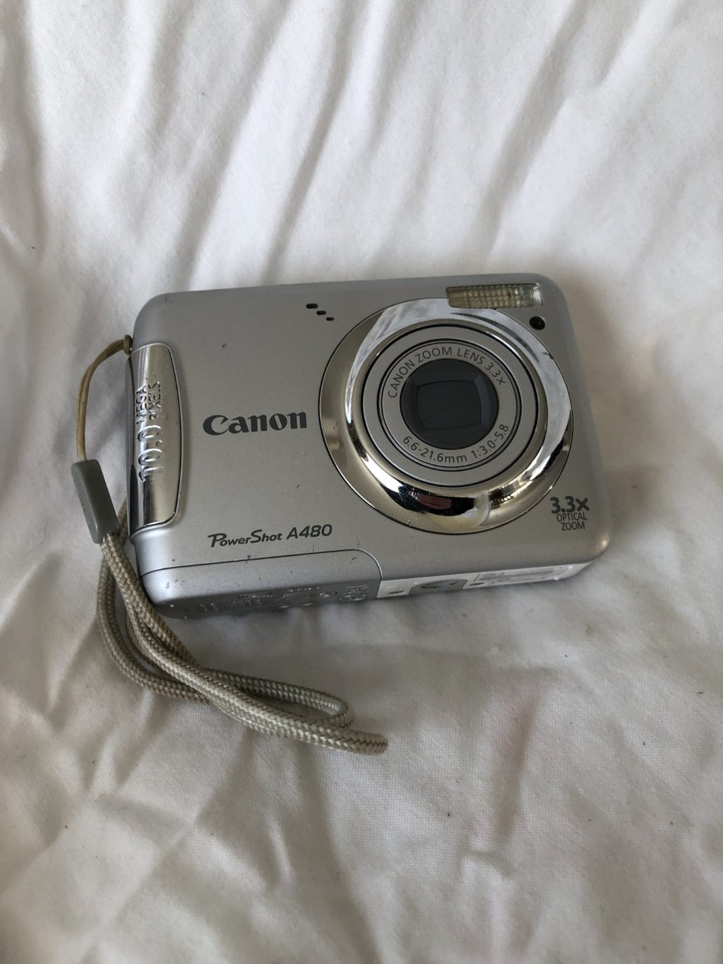 Canon PowerShot A480 Digital Camera – Silver