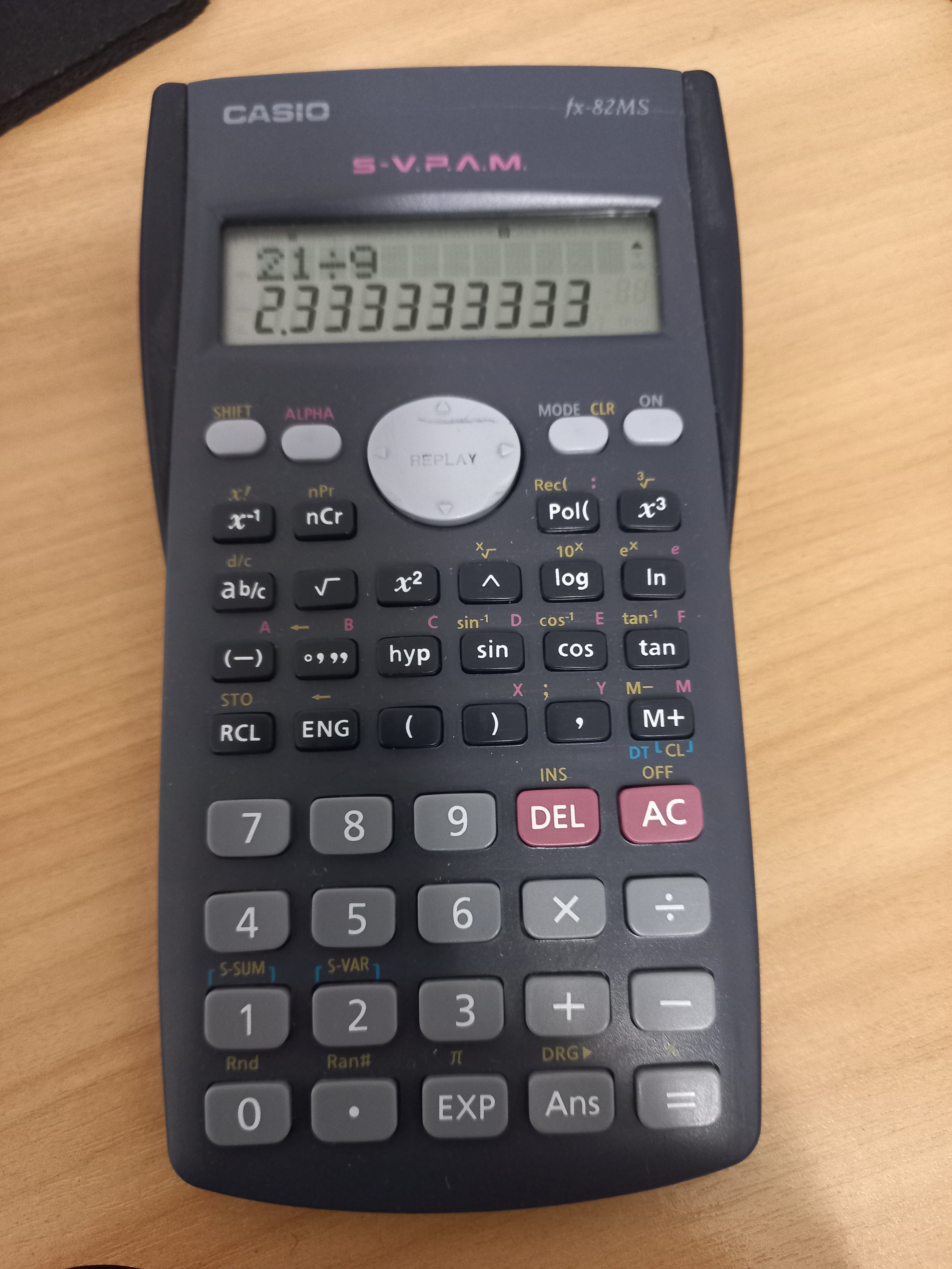 Casio Scientific Calculator – Model fx-82MS