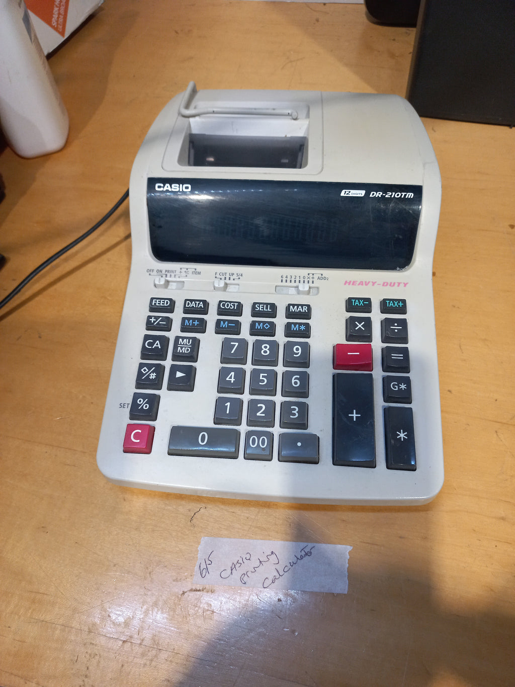 ⭐Casio DR‑210TM Desktop Printing Calculator