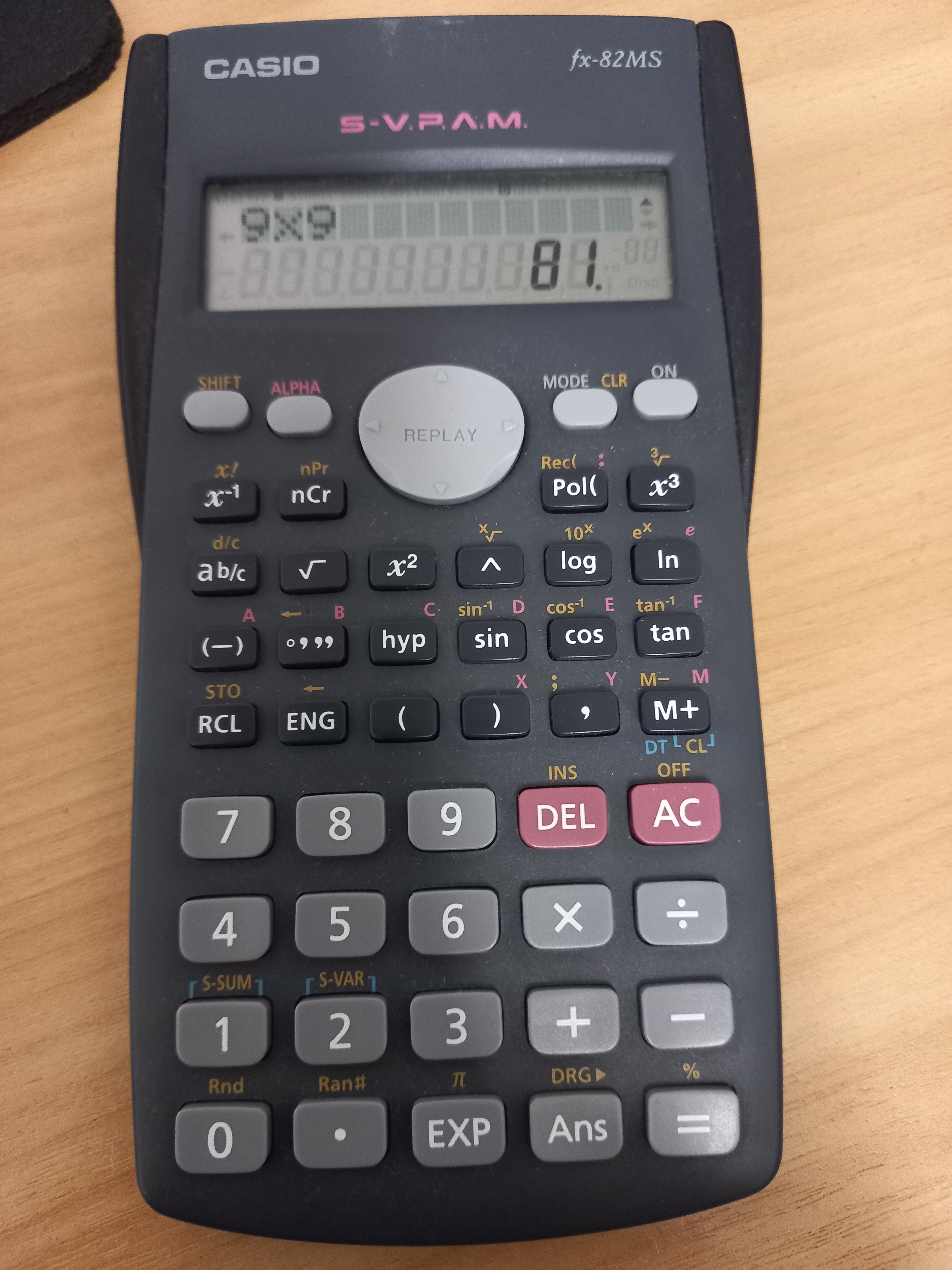 Casio Scientific Calculator – Model fx-82MS