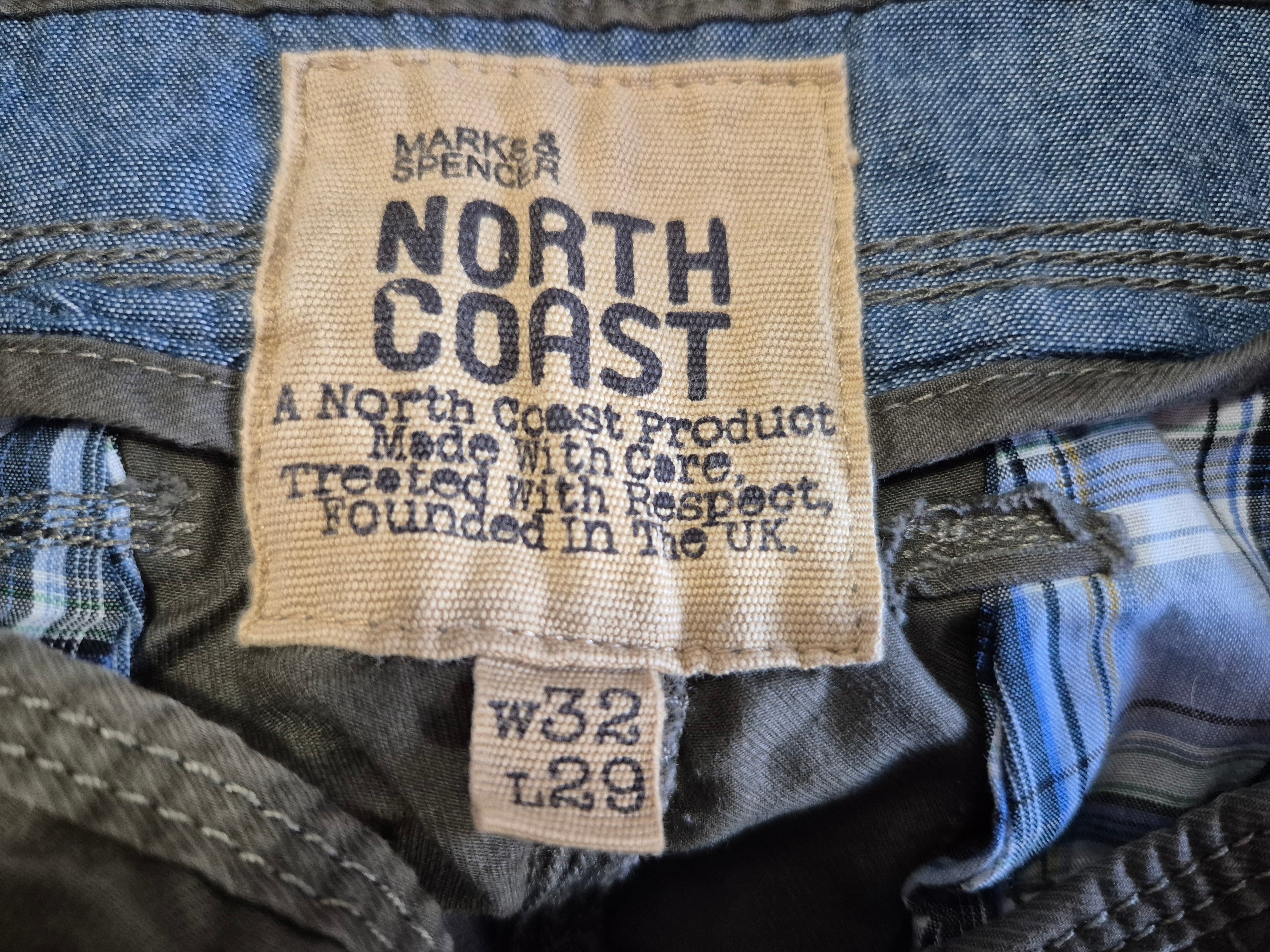 👖 North Coast by Marks &amp; Spencer Men’s Cargo Chino Pants – Size W32 L29 🟤