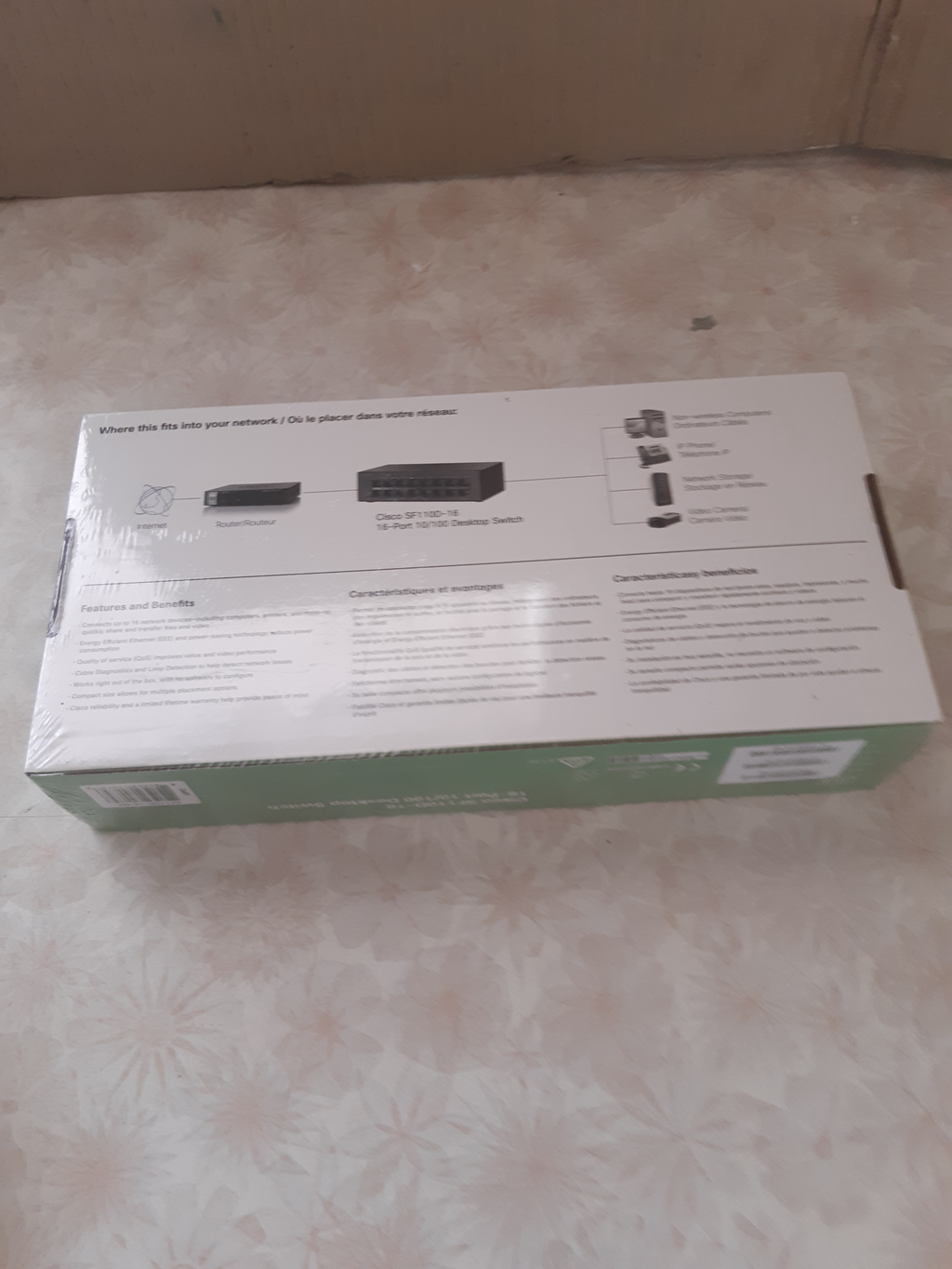 Cisco  Desktop Switch - SF110D-16 – 16-Port 10/100