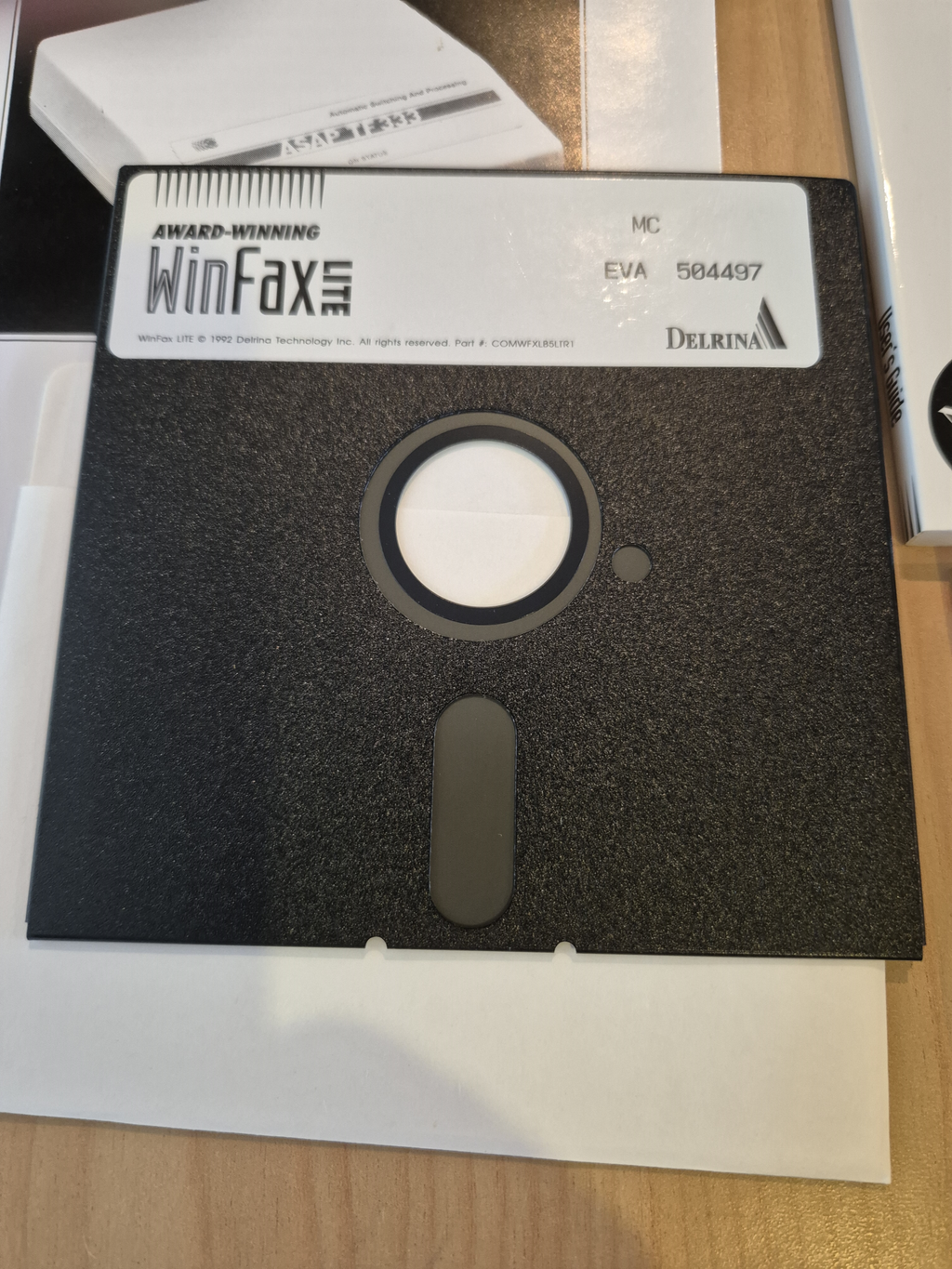 GVC Fax Modem Driver Disc, Books And Original Box