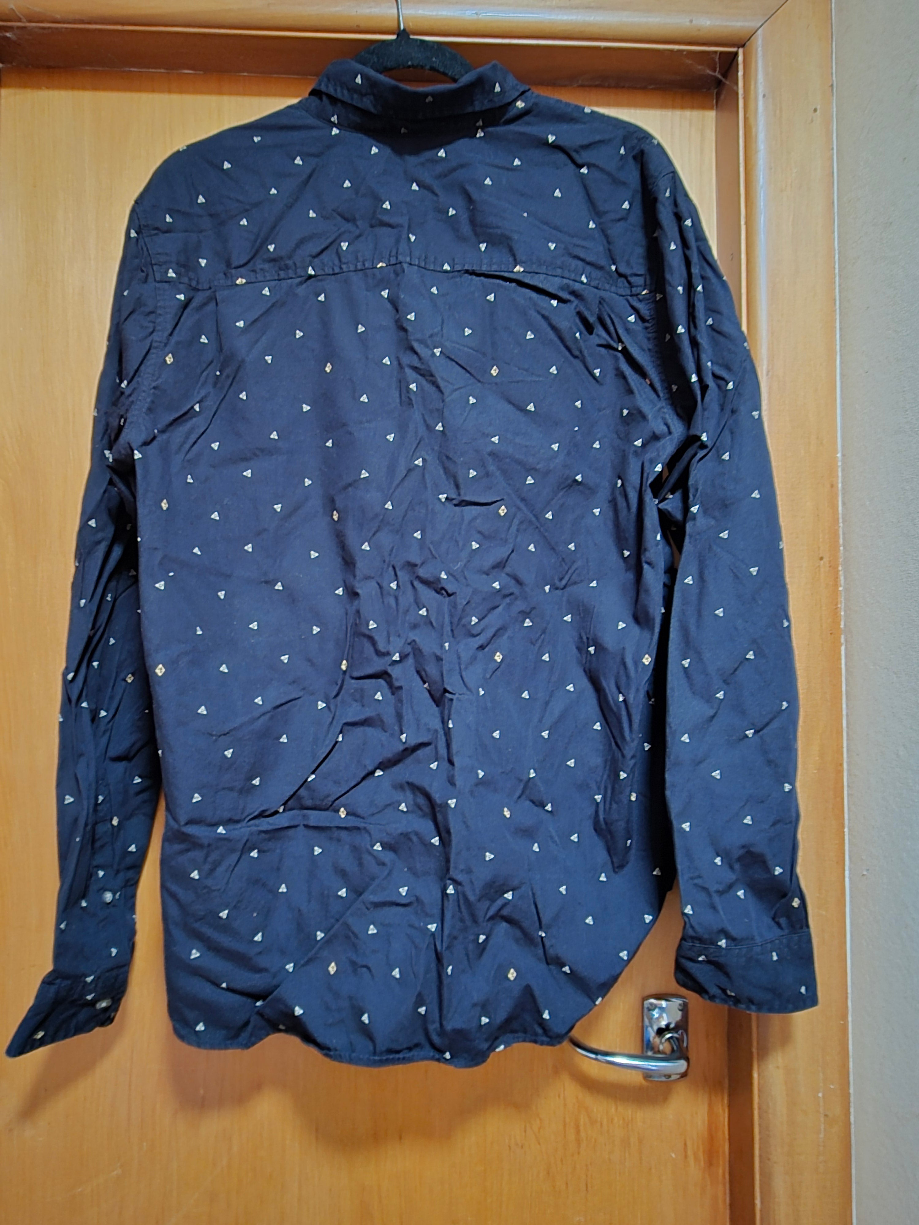 👔 Men’s Cotton Casual Long Sleeve Shirt – Anko Brand – Size L 🤍