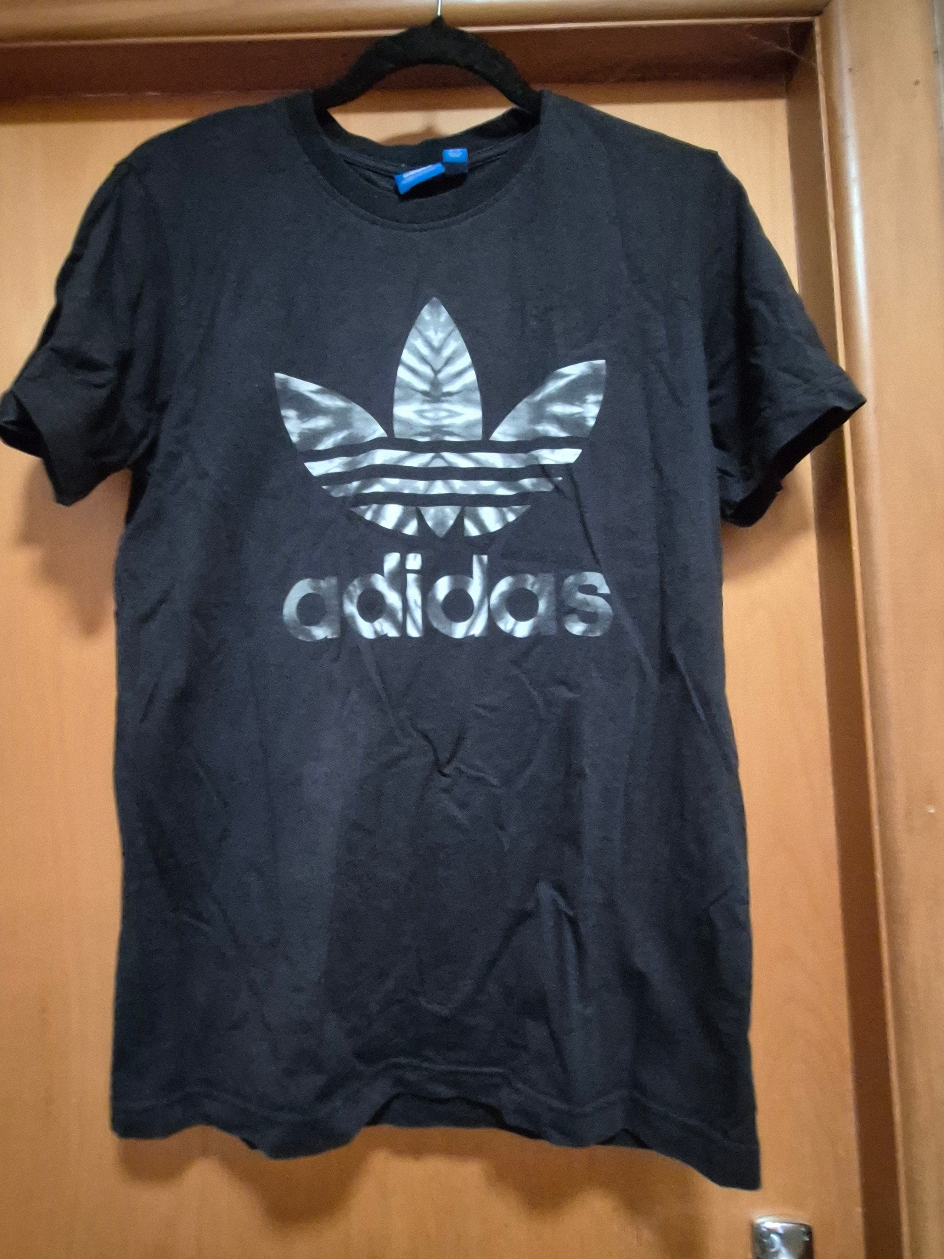 👕 Adidas Men’s Black Cotton T-Shirt – Size S 🖤
