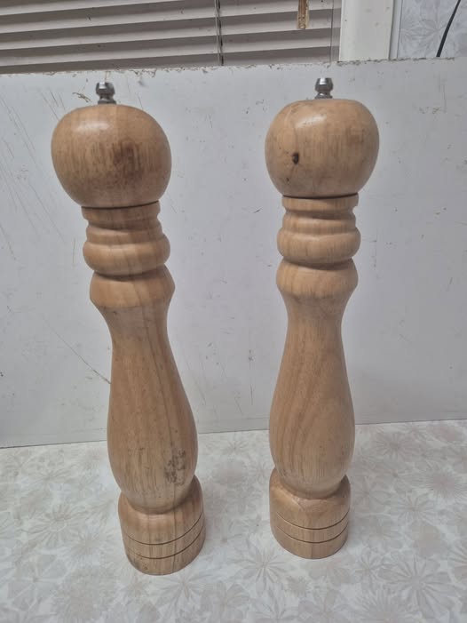 🍽️ Grand 350mm Solid Wood Chef Salt & Pepper Set – Stunning Statement Pieces