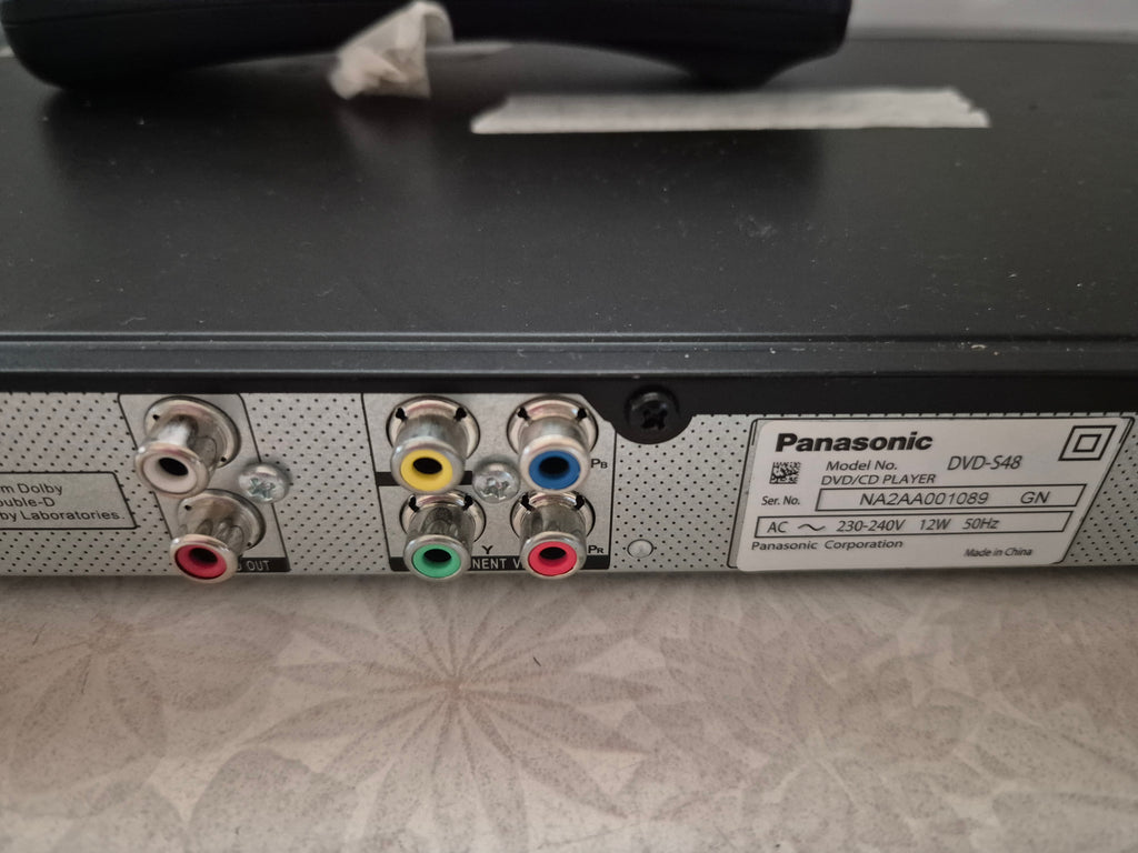 Panasonic DVD-S48 DVD Player with Remote