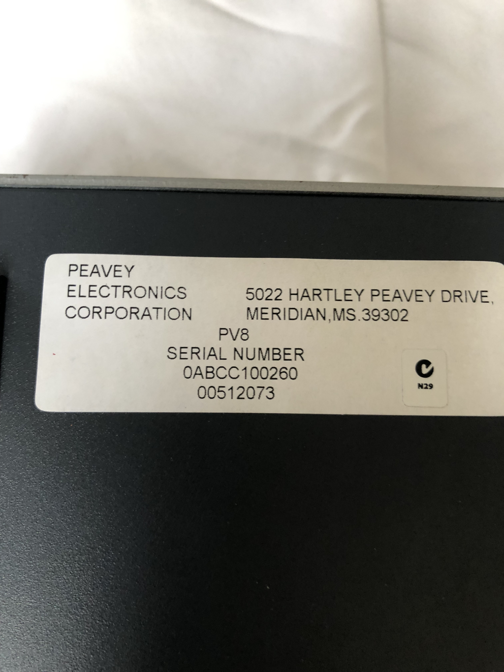 ⭐Peavey PV8 Compact Audio Mixer – Silver