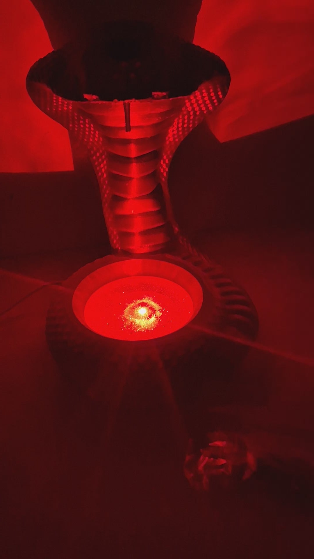 🐍 Snake Lamp – Handmade Limited Edition (Gold, 3D Printed)