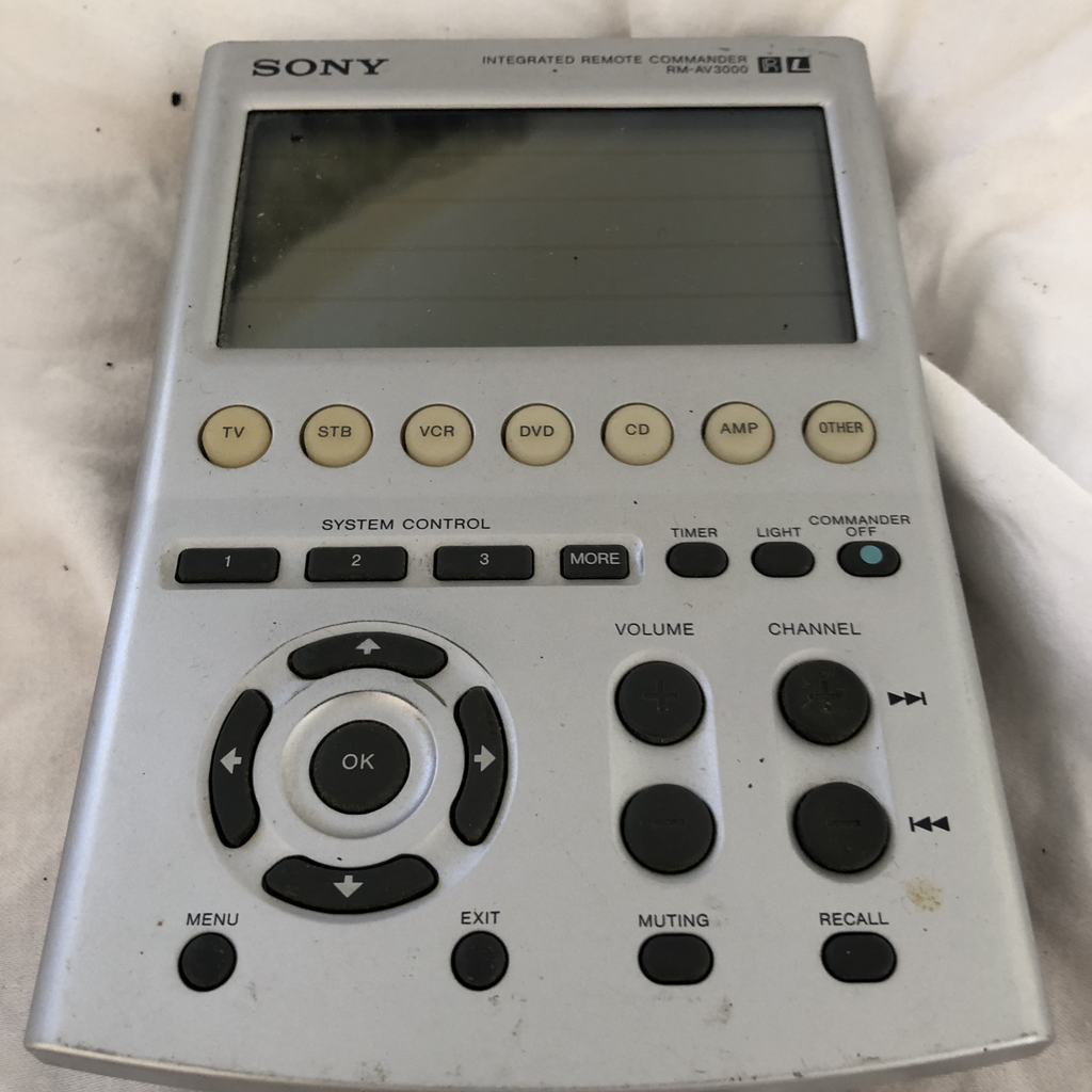 Sony Remote Commander (TV / DVD / Blu-ray Remote) – Good Working Condition