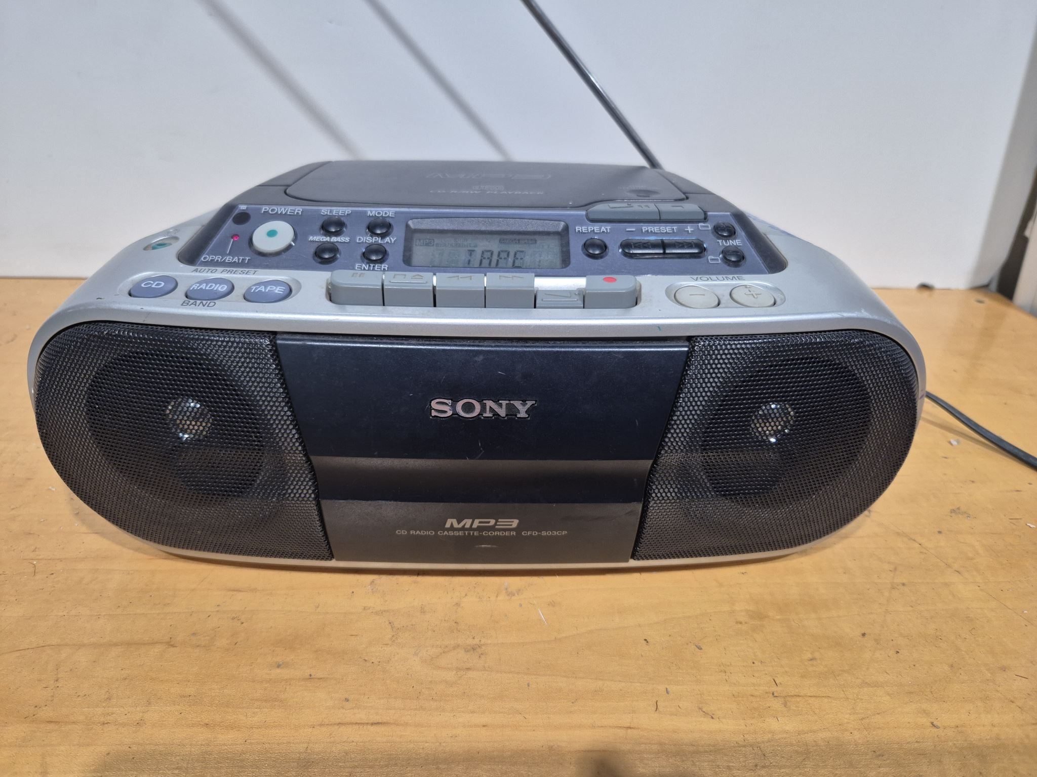 🎵 Sony Portable Stereo CFD-S03CP – Excellent Condition