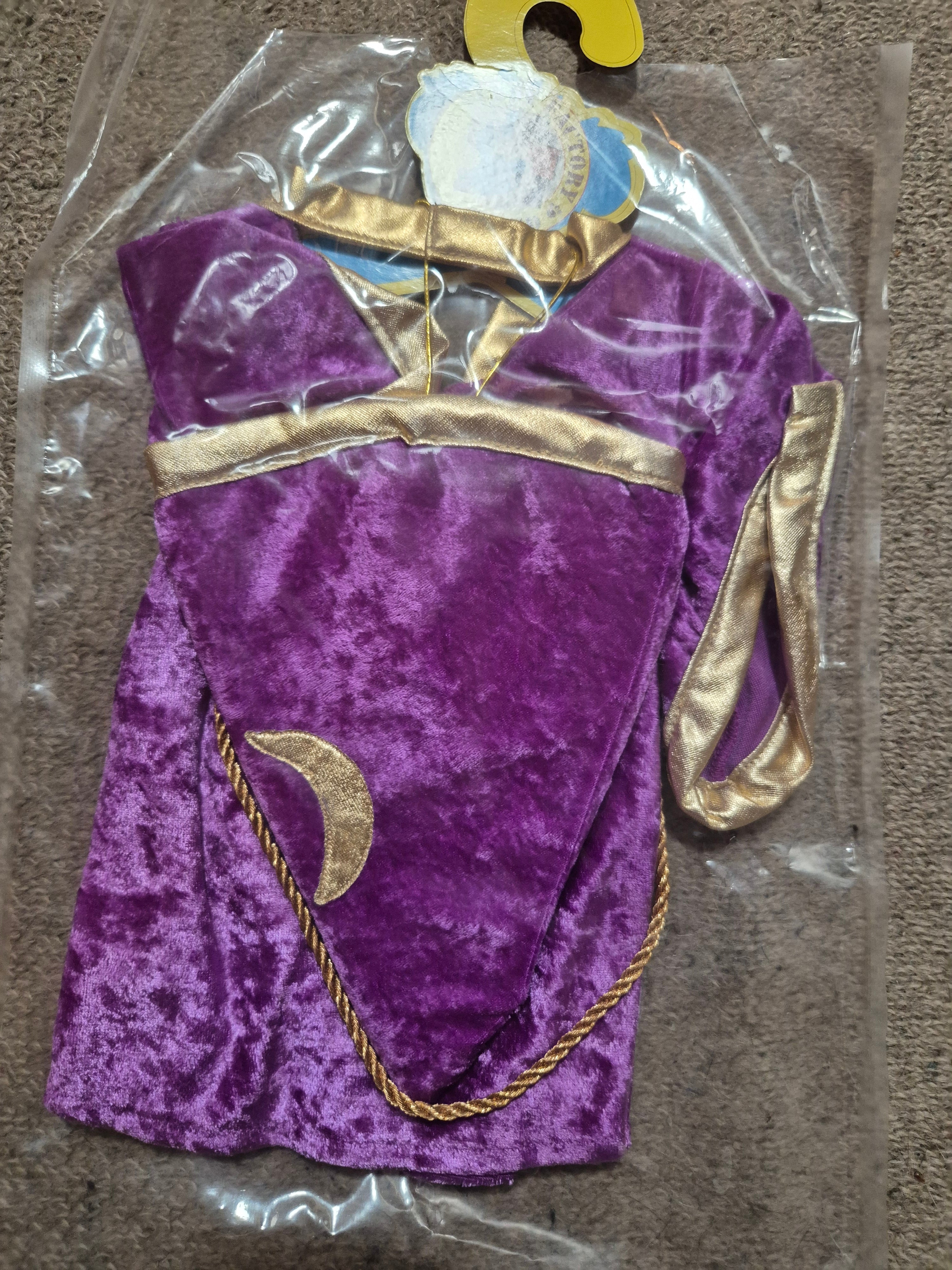 🧙♂️ Purple Wizard Outfit for Teddy – Brand New in Packaging