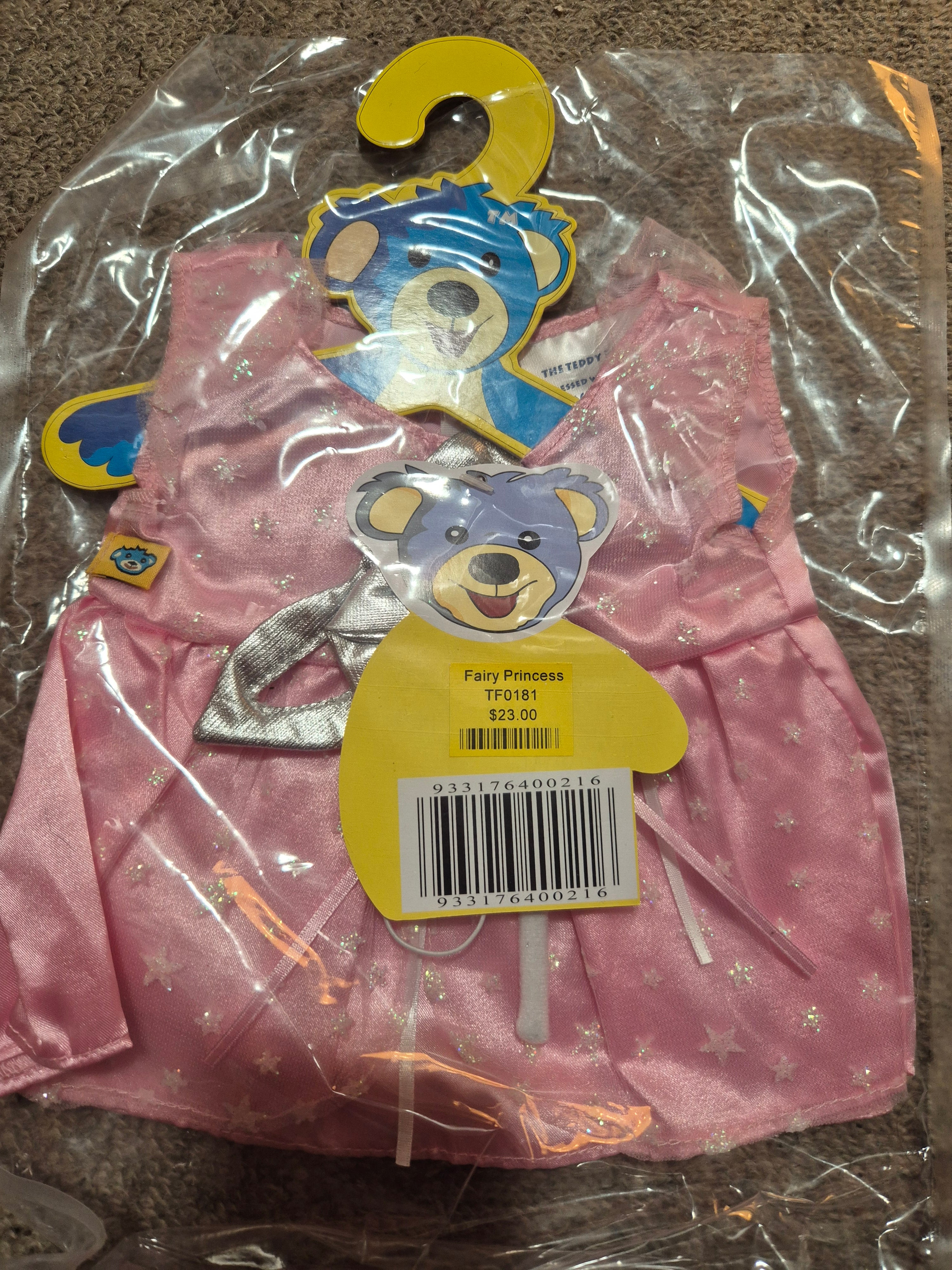 🎀 Pink Satin Party Dress for Teddy – Brand New in Packaging