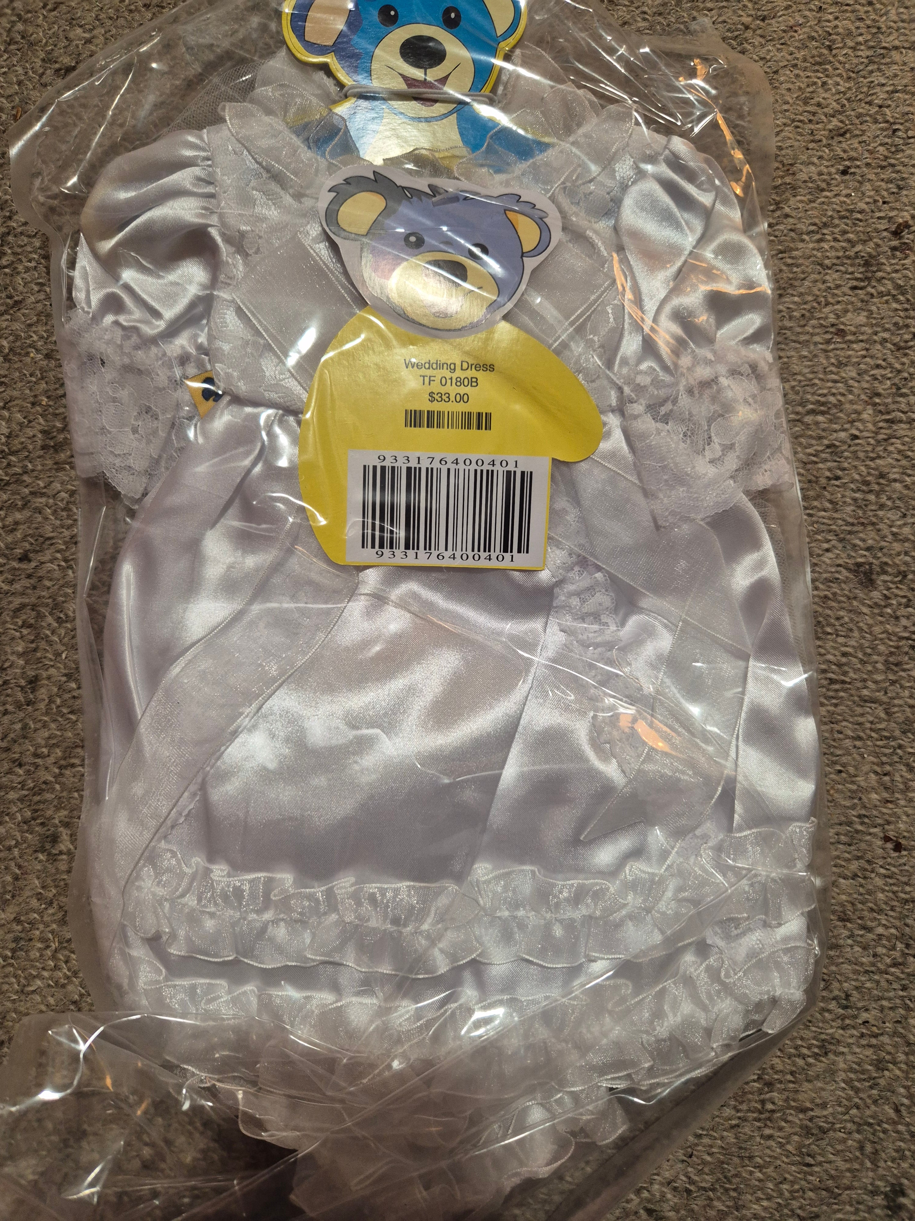 💍 Wedding Dress for Teddy – Brand New in Packaging