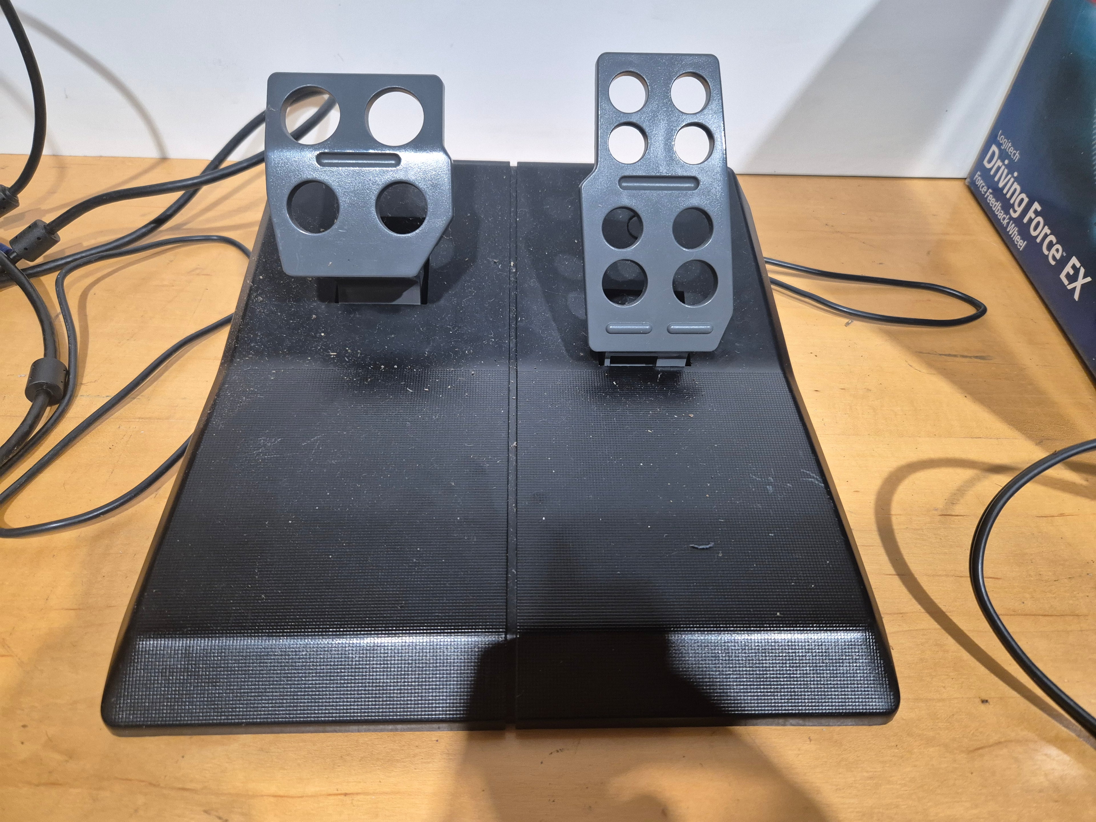 logitech driving force gt pedals Driving Force EX Steering Wheel and Pedals for PS2 Logitech Brand – Tech and Trinkets