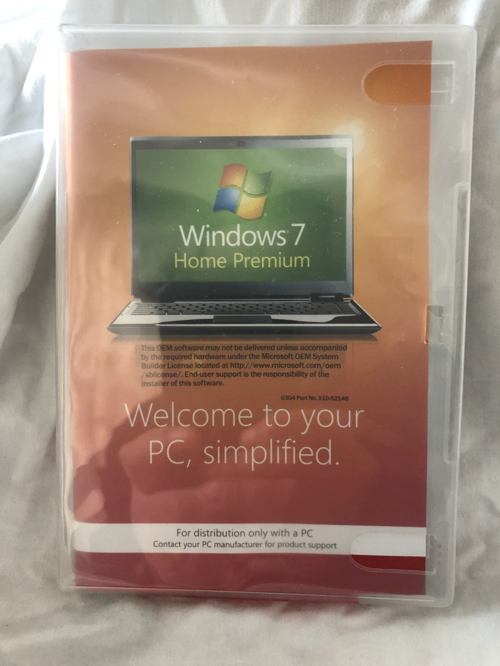 Windows 7 Home Premium Installation Disc